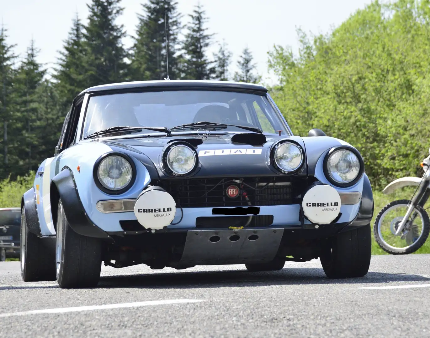 Fiat 124 Spider ABARTH 1800 Bleu - 1