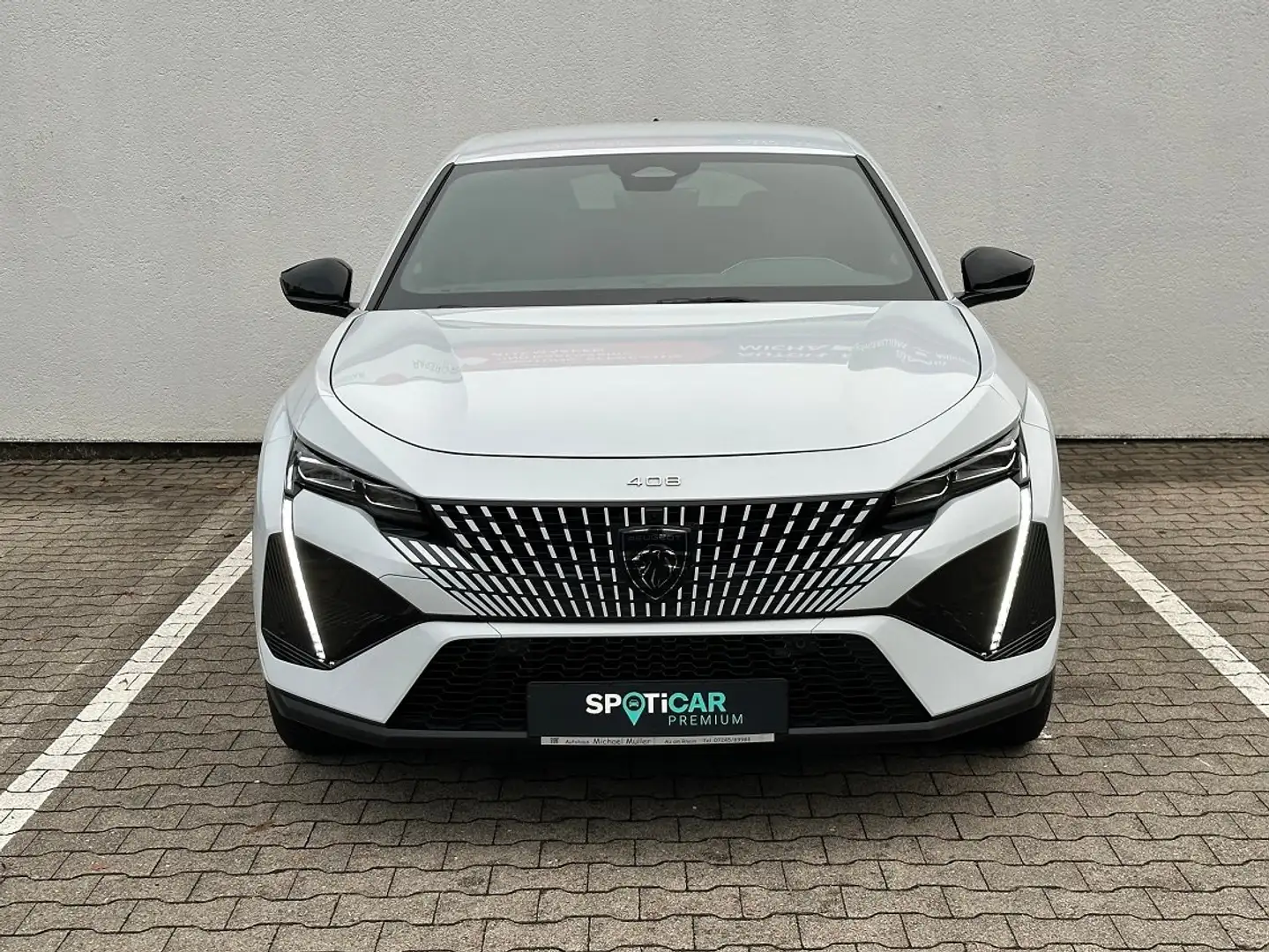 Peugeot 408 GT Hybrid 180 e-EAT8,Focal,360°,Massage Weiß - 2