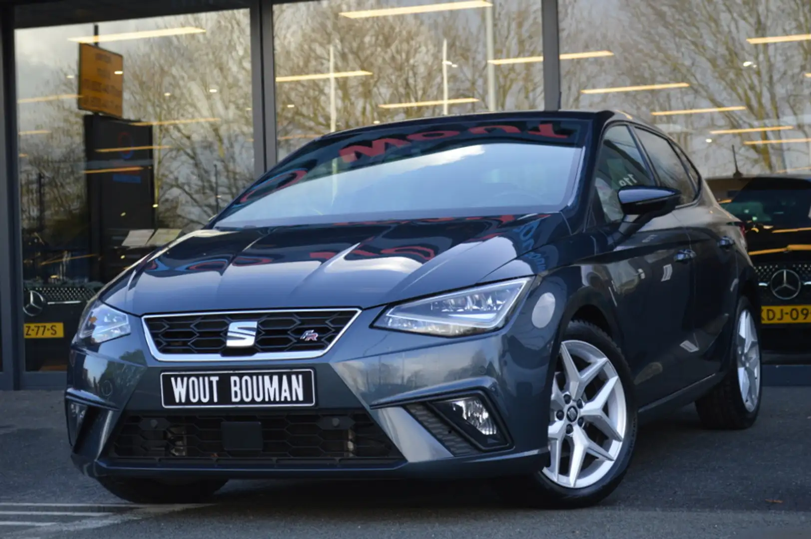 SEAT Ibiza 1.0 TSI FR 115 pk Led Virtual Acc Camera CarPlay K Grau - 1