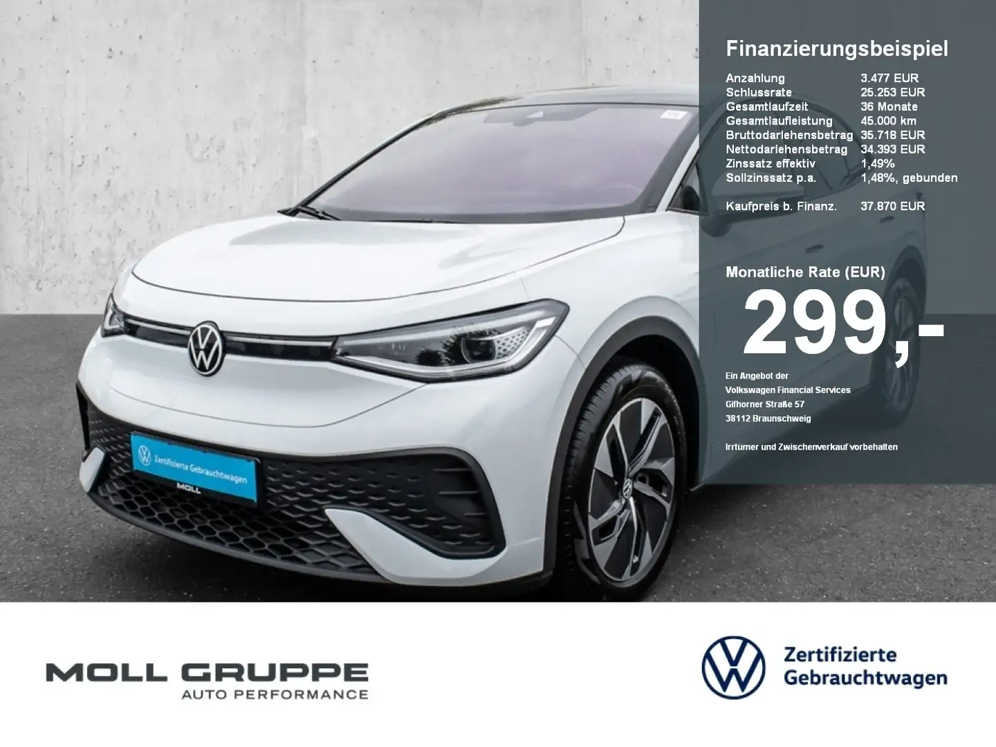 Volkswagen ID.5 .5 Pro 2xKLIMA ACC AKUSTIKGLAS AUT FLA KLIMAA. Noir - 1