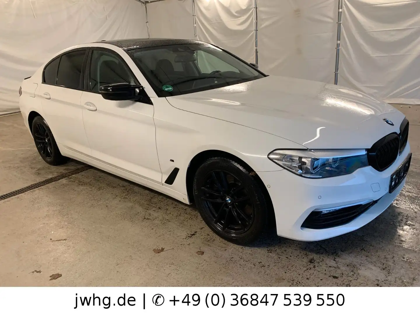 BMW 520 LED Navi 17" HeadUp Glasdach Kamera SitzHz Bianco - 2