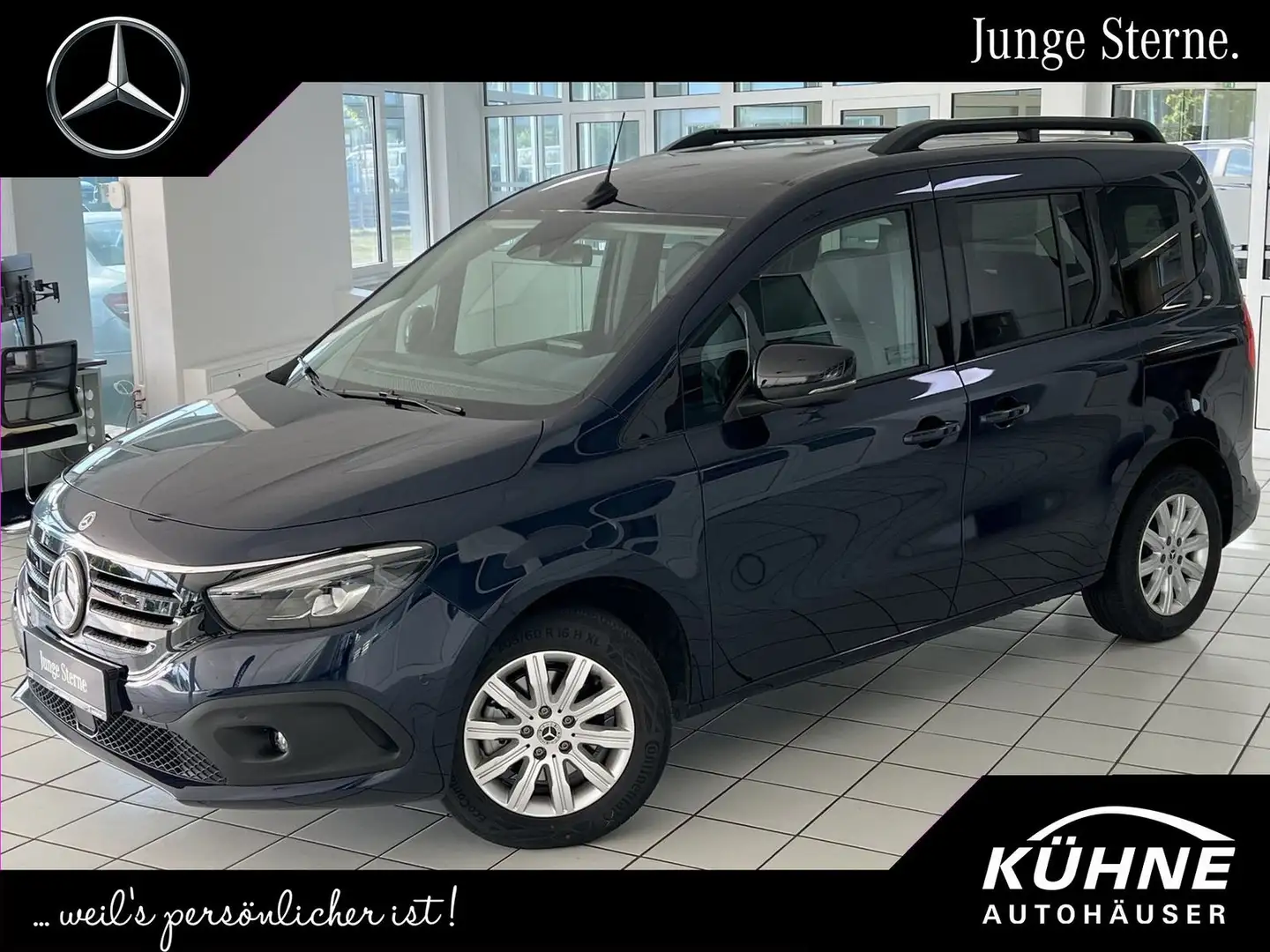 Mercedes-Benz EQT 200 PROGRESSIV LED+AHK+WinterPaket+Navi+MBUX Kék - 1