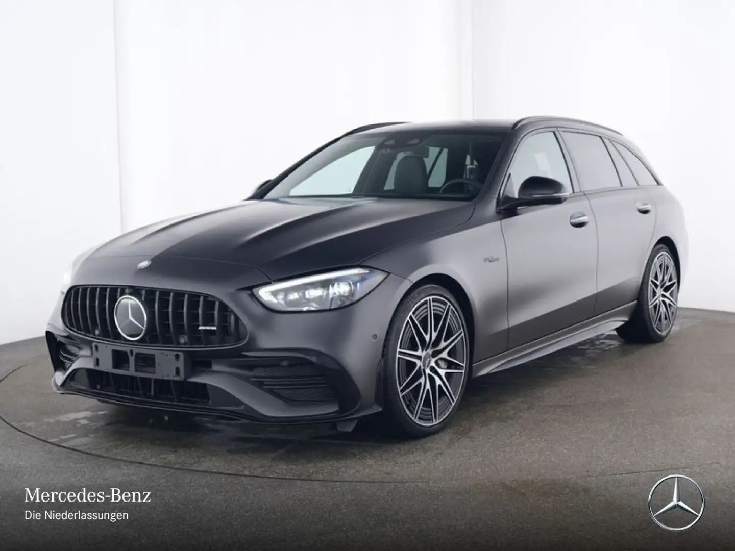Mercedes-Benz C 43 AMG C 43 4M T-Modell NIGHT+PANO+360+BURMESTER+KEYLESS Grau - 2