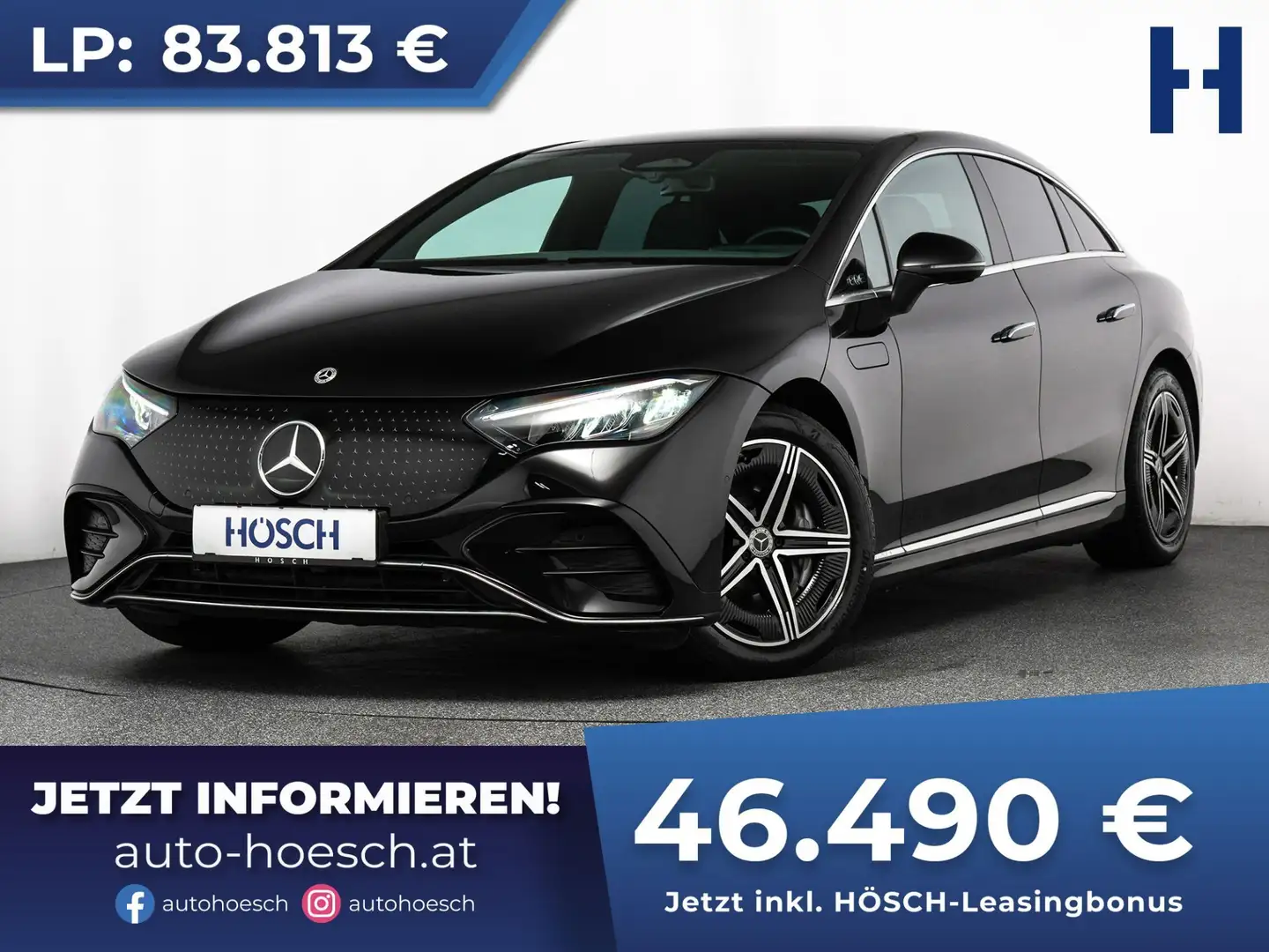Mercedes-Benz EQE 350 AMG Advanced Plus WENIG KM WIE NEU -45% Schwarz - 1