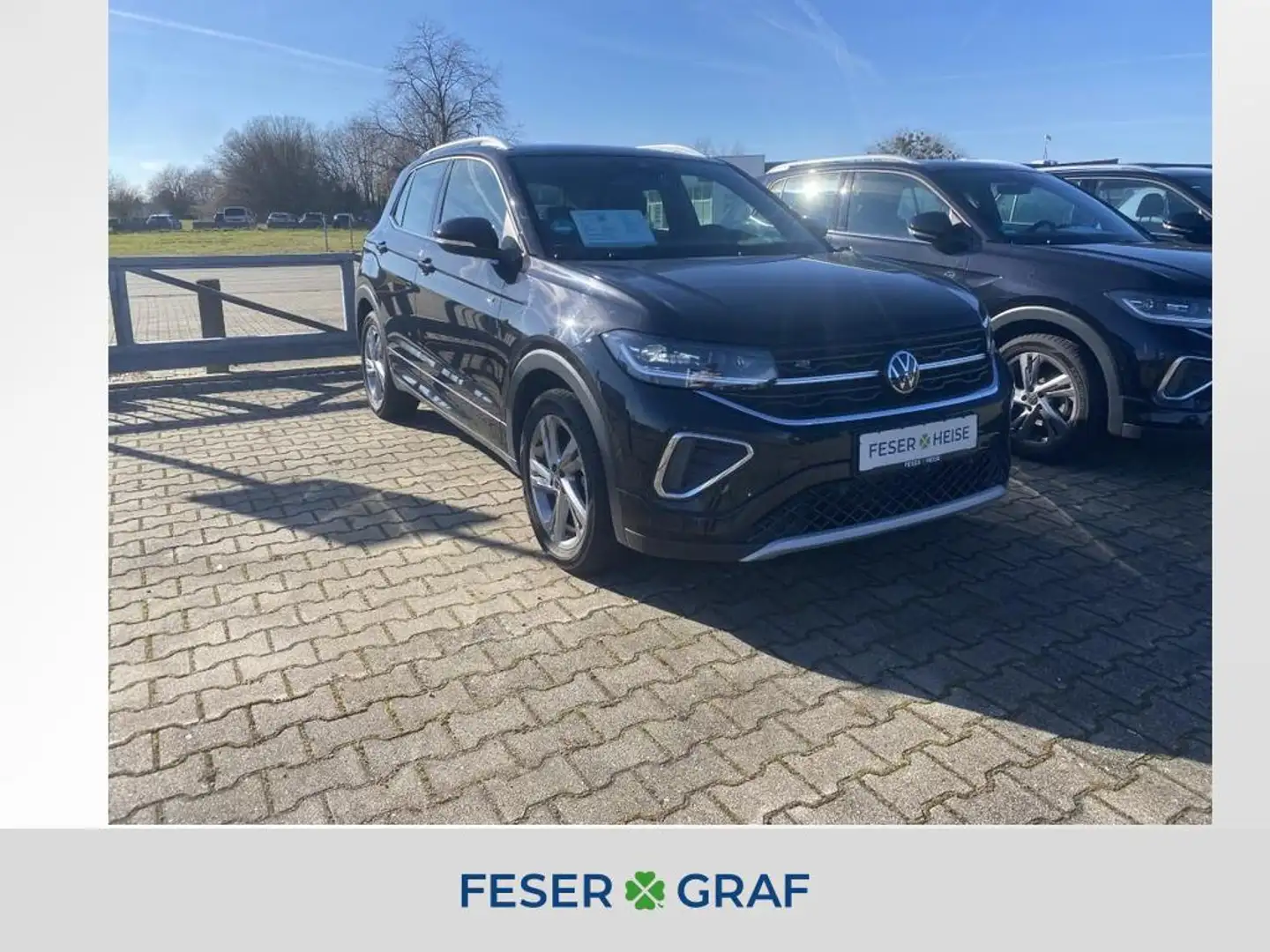 Volkswagen T-Cross 1.0 TSI R-Line DSG*Matrix*Navi*RearView Schwarz - 1