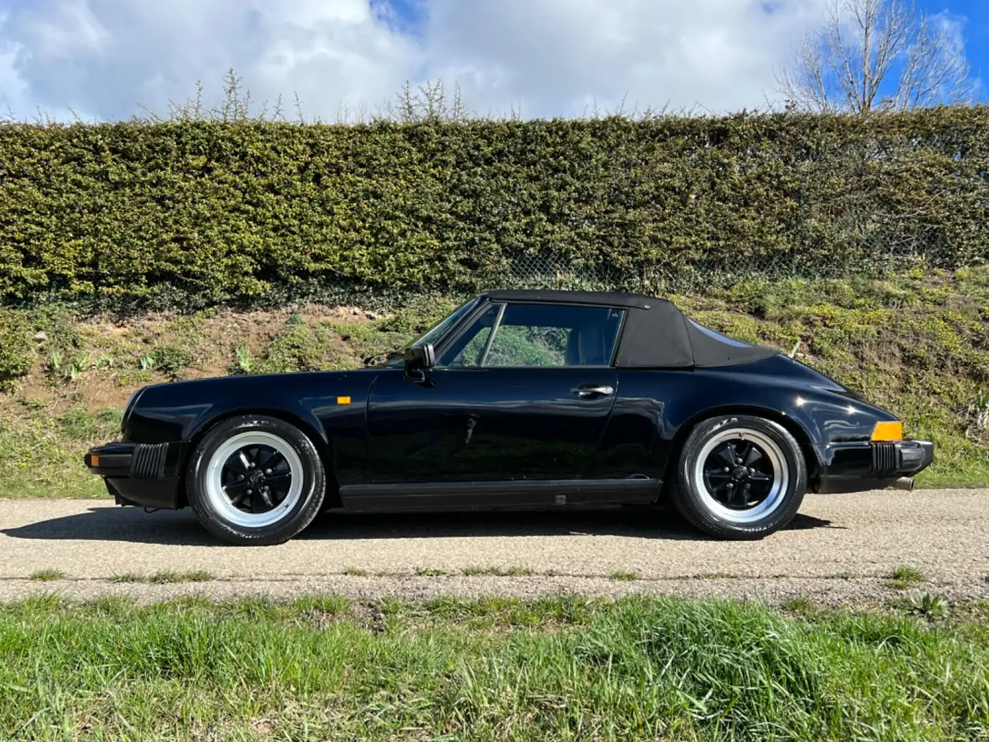 Porsche 911 Carrera 3.2 Cabriolet G50 Zwart - 1