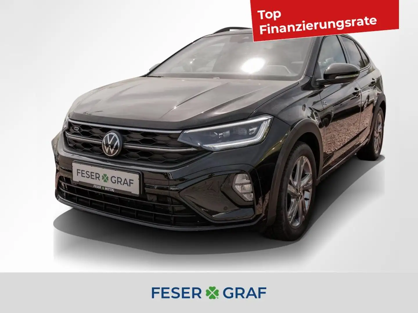 Volkswagen Taigo 1.5 TSI R-Line DSG/Matrix/ACC/AHK/Navi/Alarm Schwarz - 1