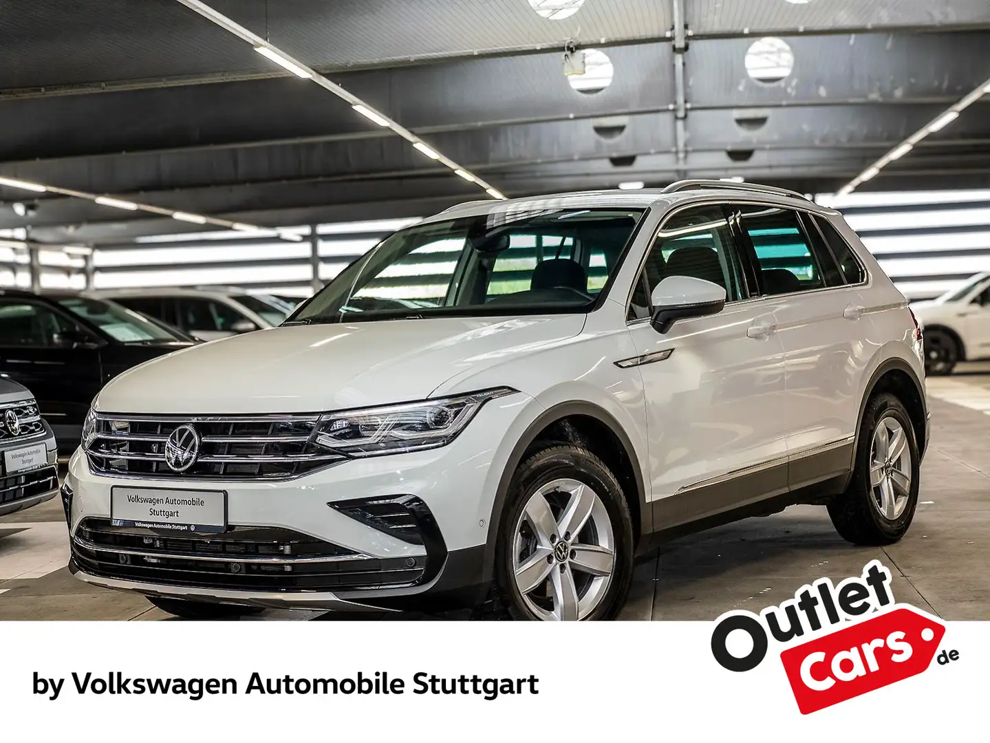Volkswagen Tiguan Elegance 2.0 TDI DSG Navi AHK Kamera ACC Weiß - 1