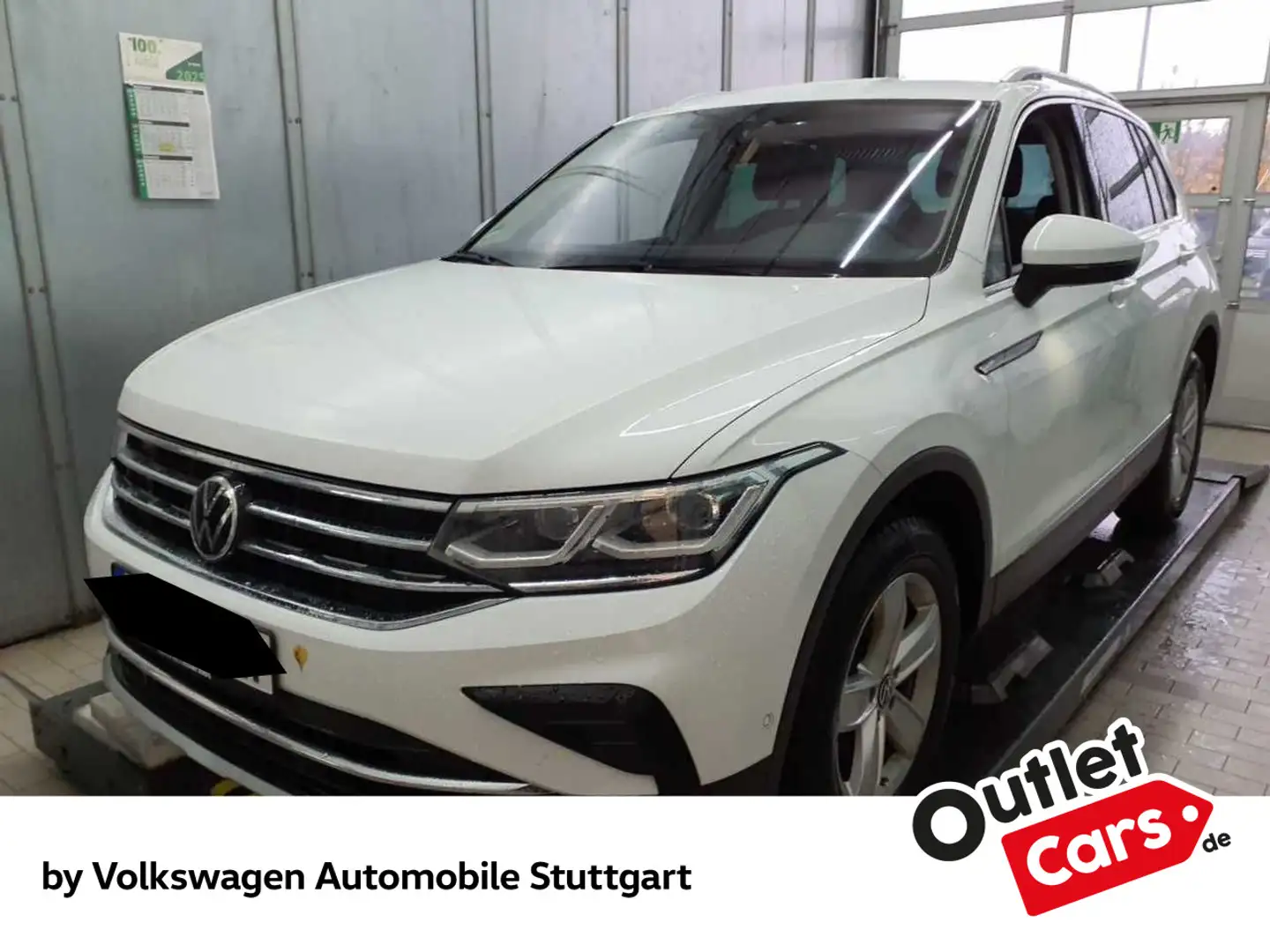 Volkswagen Tiguan Elegance 2.0 TDI DSG Navi AHK Kamera ACC Weiß - 1