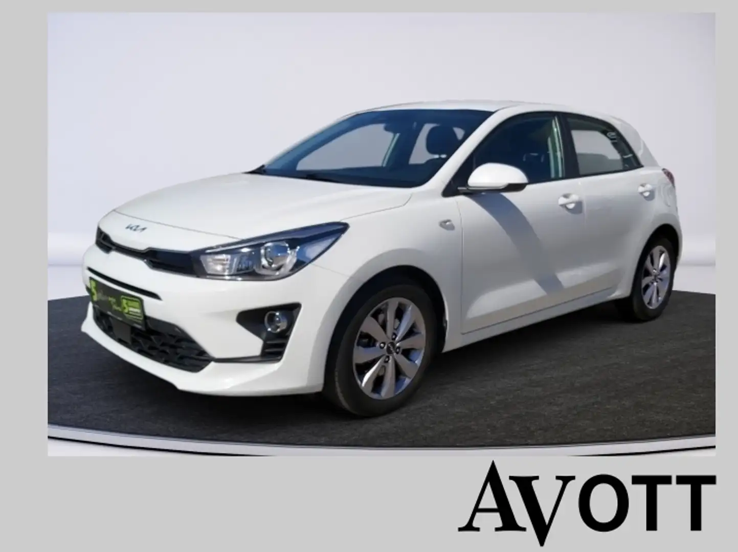 Kia Rio 1.0 TGDI GPF Silber ISG Weiß - 1