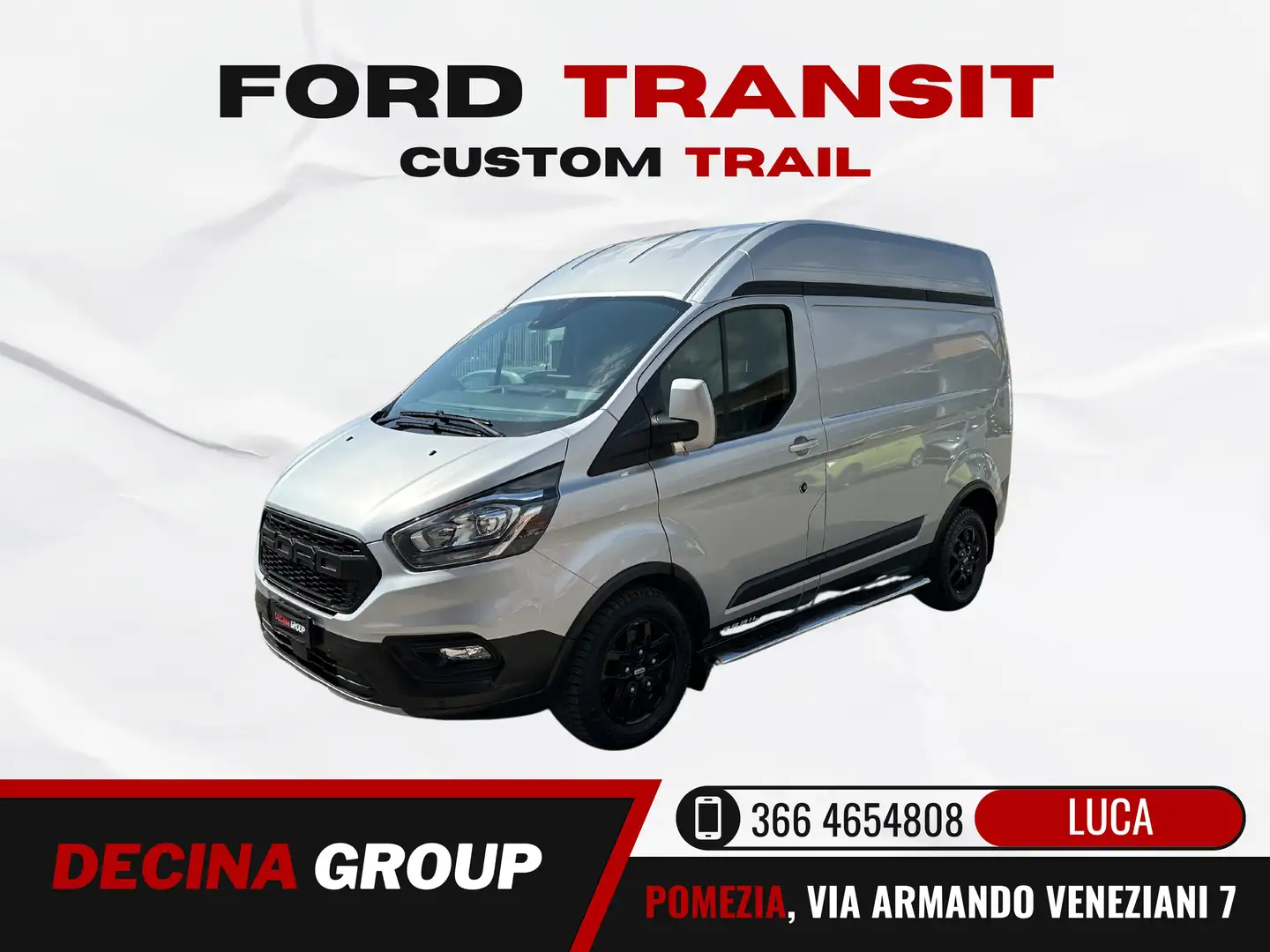Ford Transit Custom Trail 2.0 Diesel 131 cv PREZZO REALE-FURGONATO Argento - 1