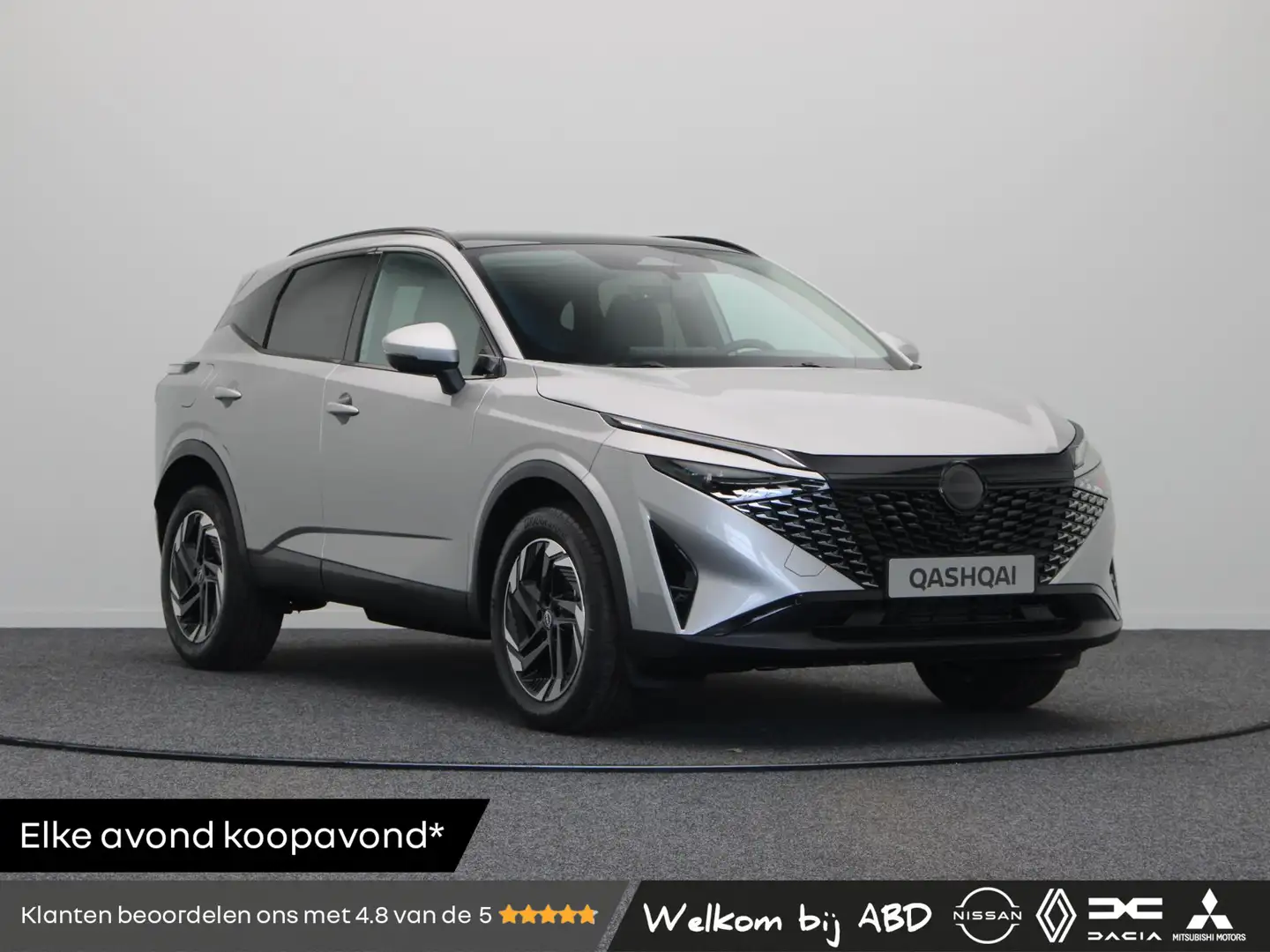 Nissan Qashqai 1.3 MHEV Xtronic N-Connecta | Rijklaarprijs!! | 18 Grijs - 1