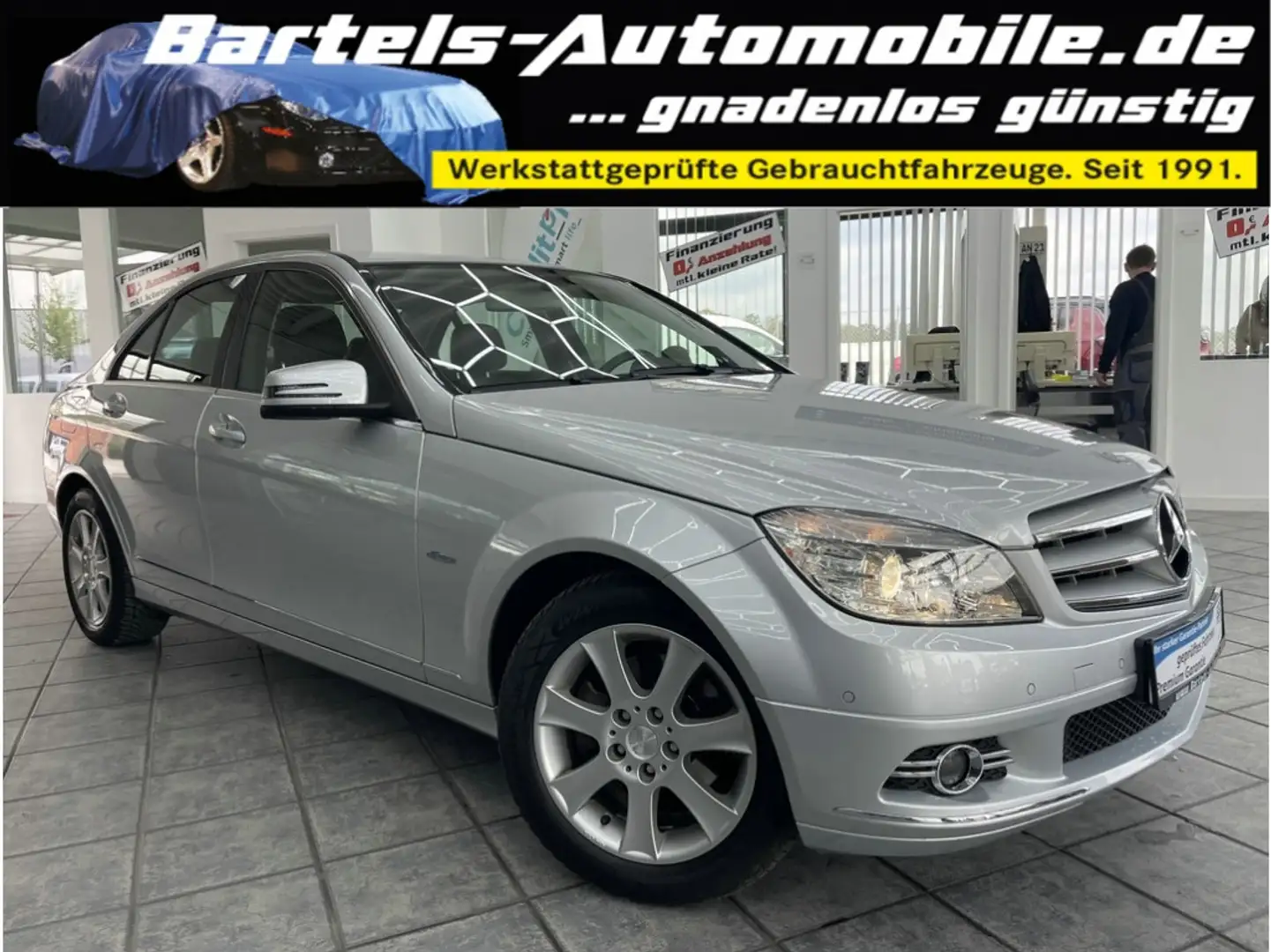 Mercedes-Benz C 180 CGI BE Avantgarde, 2.Hand, Klima, Sitzh. Silber - 1