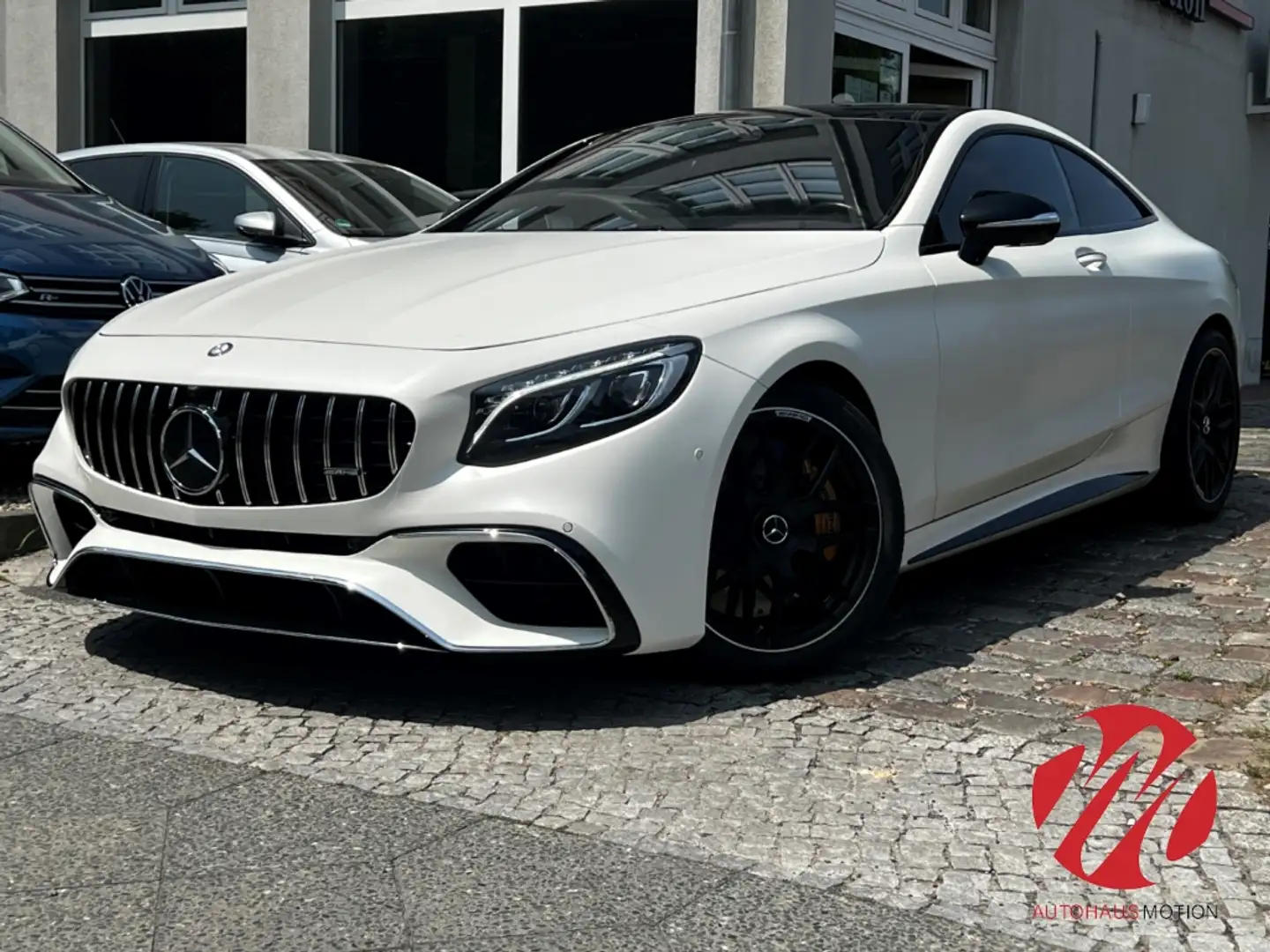 Mercedes-Benz S 63 AMG FACELIFT Coupe 4M MAGNO Pano HUD Burmester 360 Kam Weiß - 2