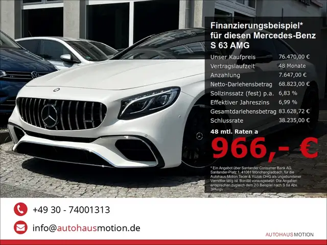 2015 Mercedes-Benz S-Class in White for sale