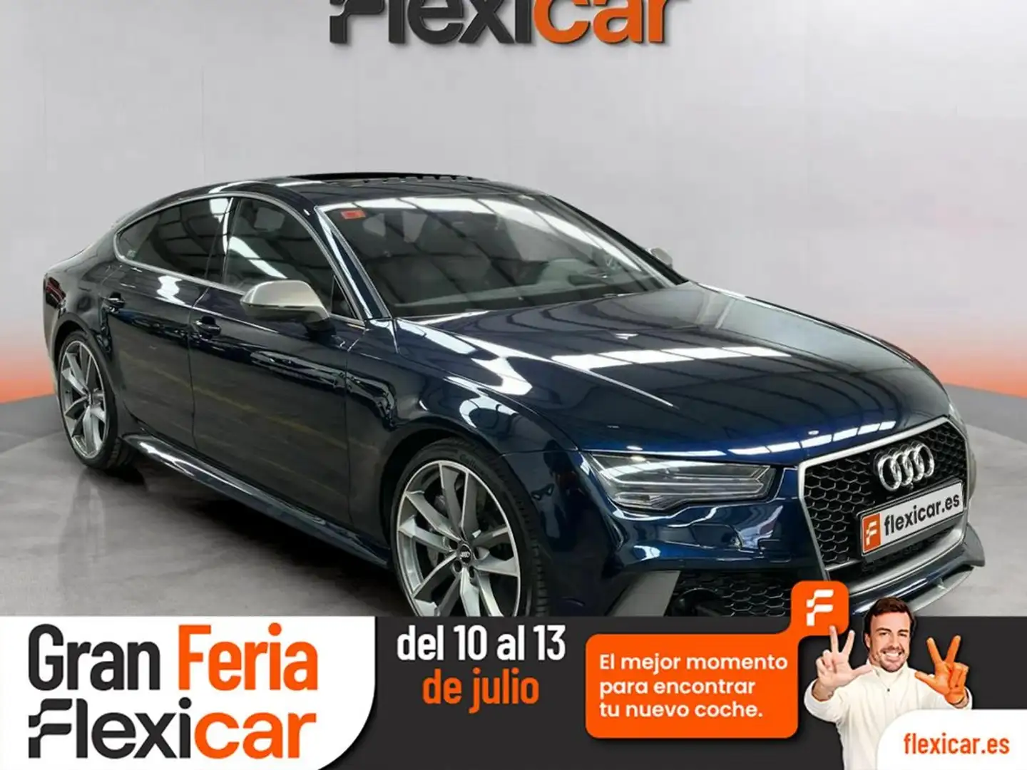 Audi A7 RS 7 perfor. 4.0 TFSI quatt. tipt Sportb Bleu - 1
