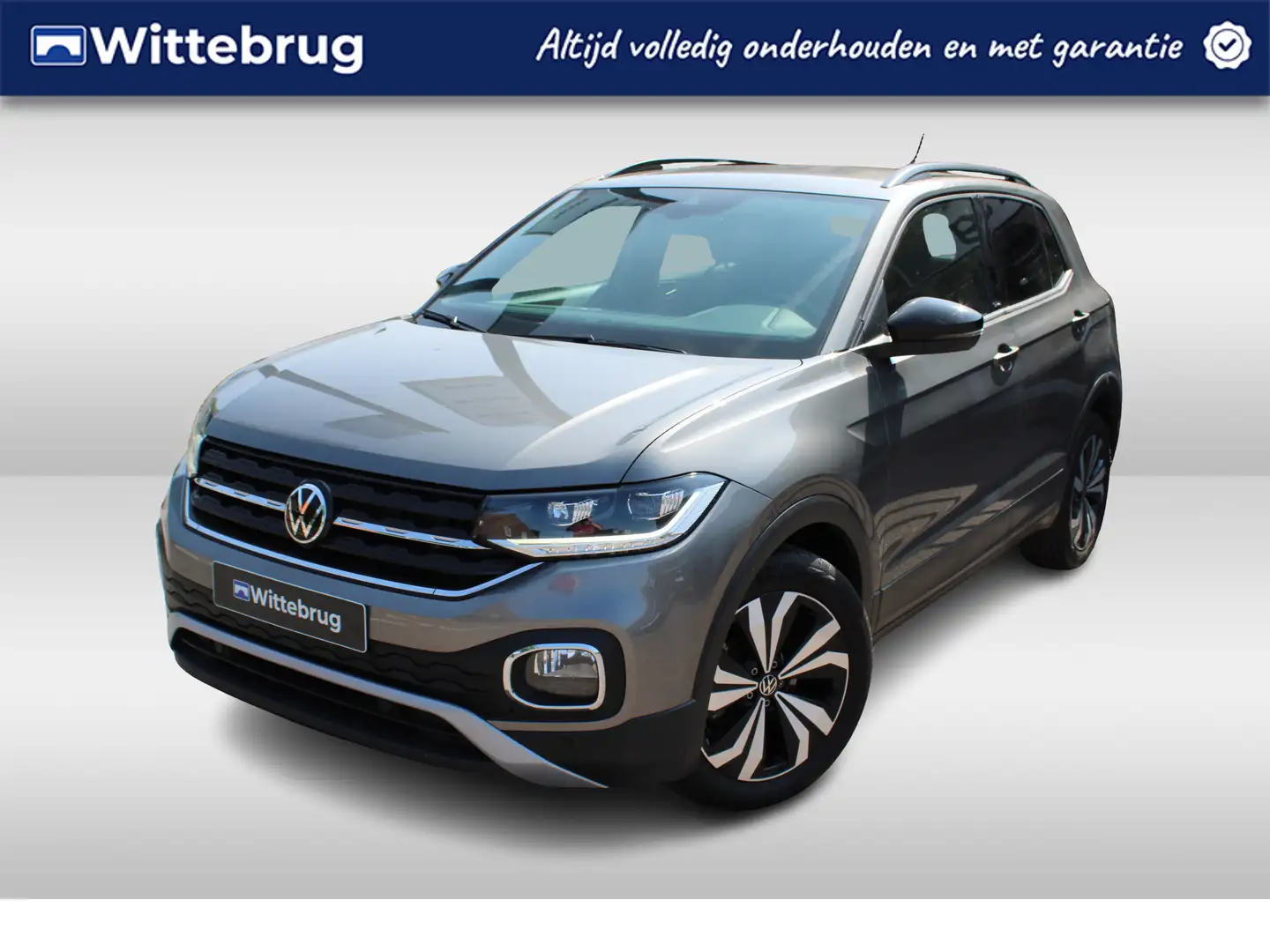 Volkswagen T-Cross 1.5 TSI 150pk LIFE - UNITED DSG / Navigatie / APP Grijs - 1