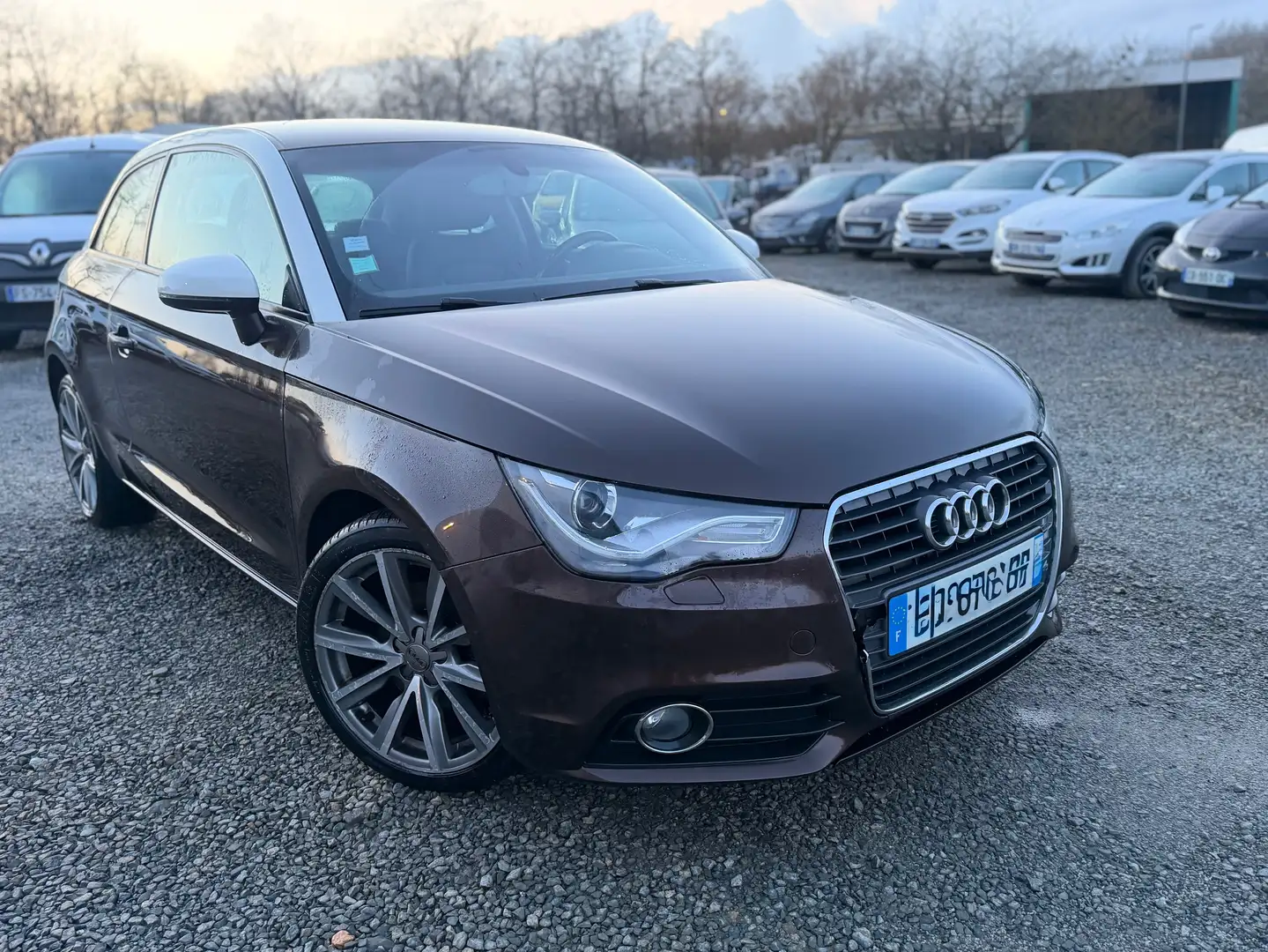 Audi A1 A1 1.6 TDI 105 Ambition Luxe Brun - 2