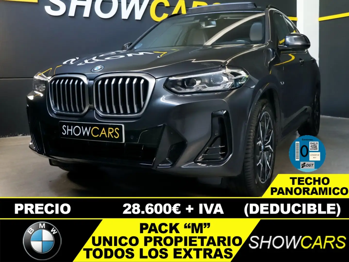 BMW X3 xDrive 30e xLine Gris - 1
