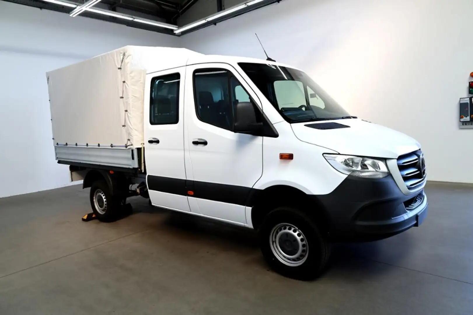 Mercedes-Benz Sprinter 314CDI 4x4 Doka Pritsche Klima/MBUX Alb - 2