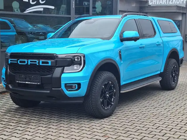 Ford Ranger Platinum 3,0 FOLIERT BLAU HÖHER RID01 HARDTOP