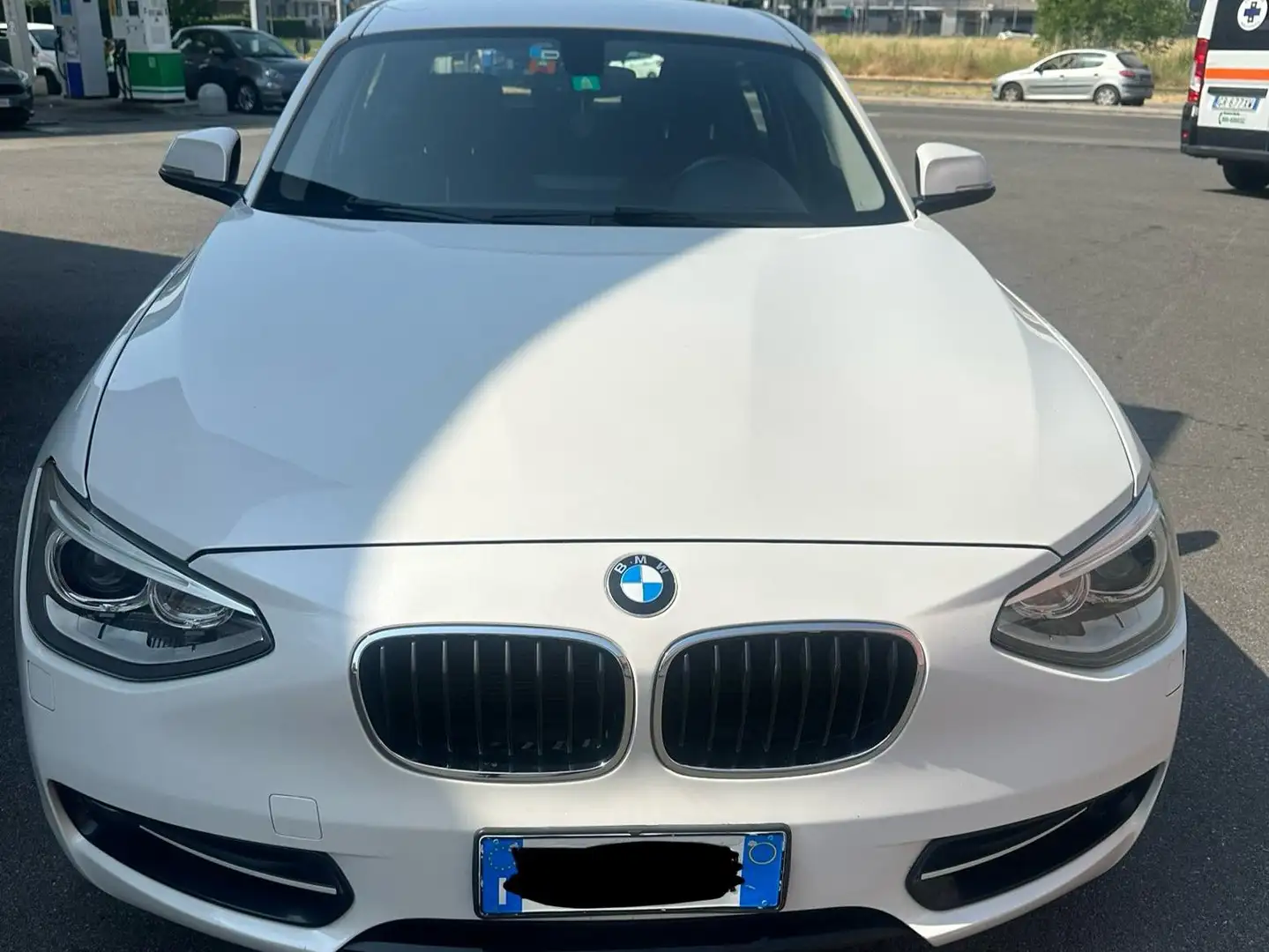 BMW 118 Serie 1 F/20-21 2011 118d 5p Sport Bianco - 1