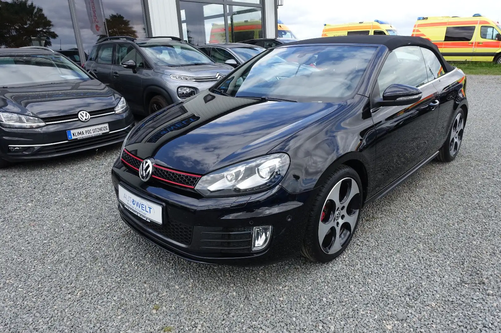 Volkswagen Golf VI Cabriolet GTI 2.0TSI DSG XEN NAV KAM LED Schwarz - 2