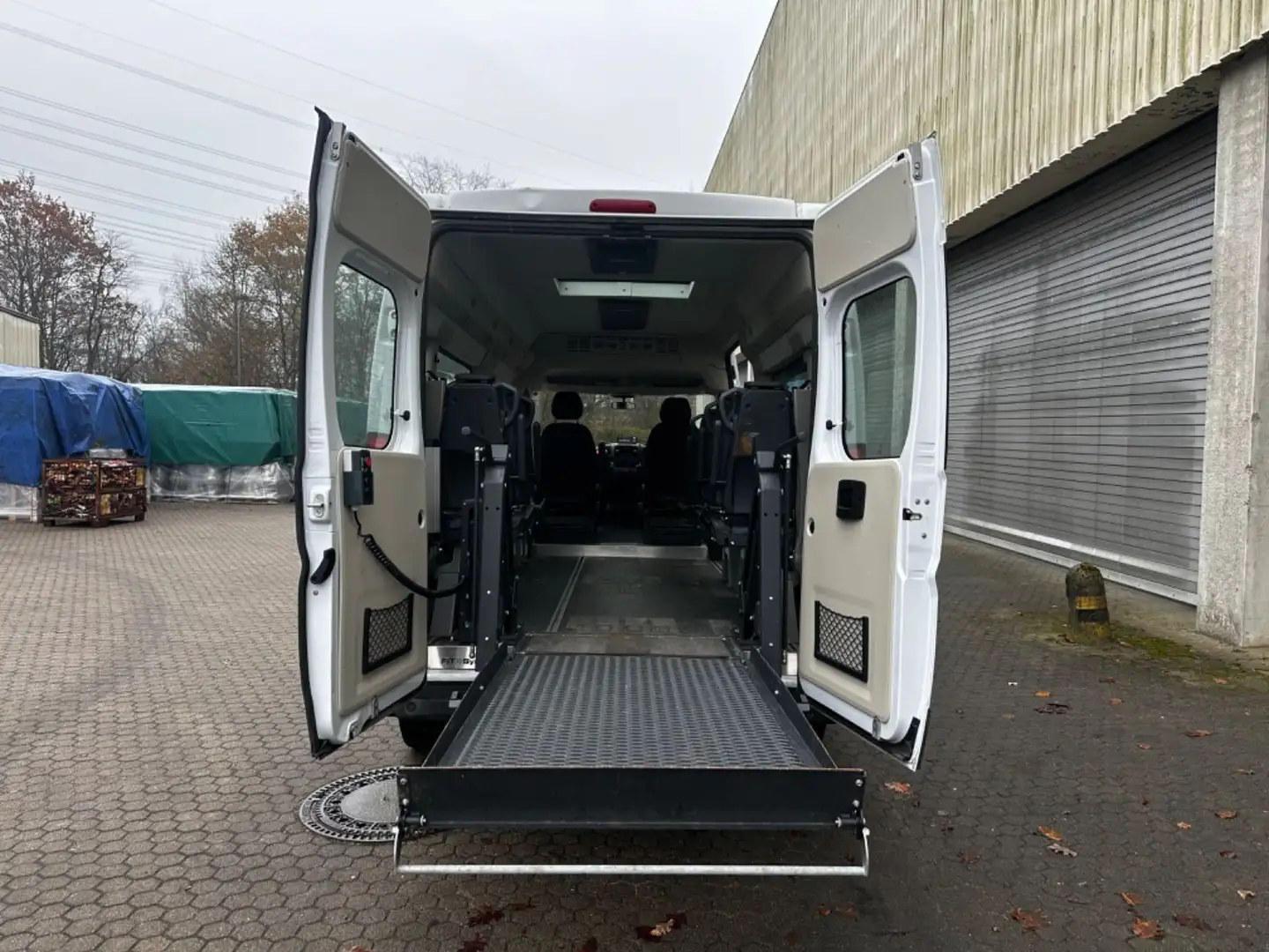 Fiat Ducato 2.3MJT Minibus Maxi L4H2*Rollstuhlrampe*9 Wit - 2