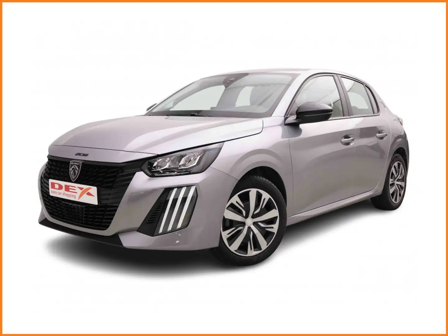 Peugeot 208 1.2 T 100 Active + GPS + Cruise Control + LED Lights Grau - 1