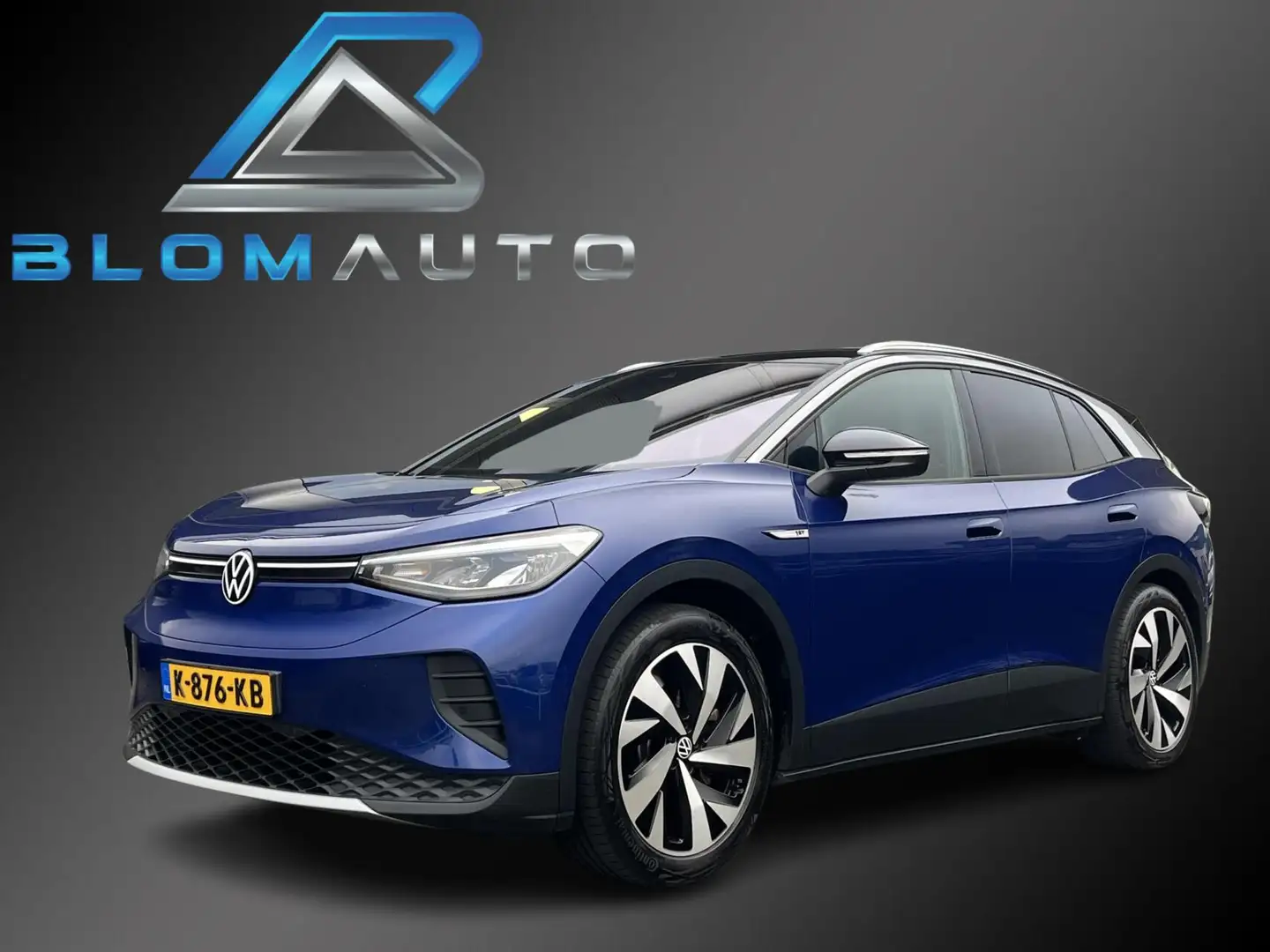 Volkswagen ID.4 First 77 kWh 204PK 20INCH+CARPLAY+EL TREKH Bleu - 1