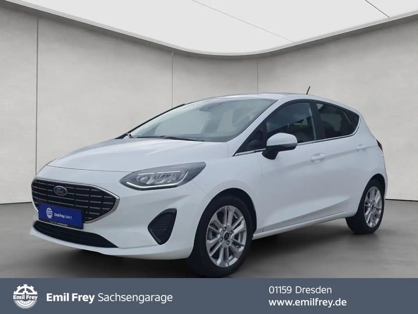 Ford Fiesta 1.0 EcoBoost Hybrid S&S Aut. TITANIUM Blanc - 1