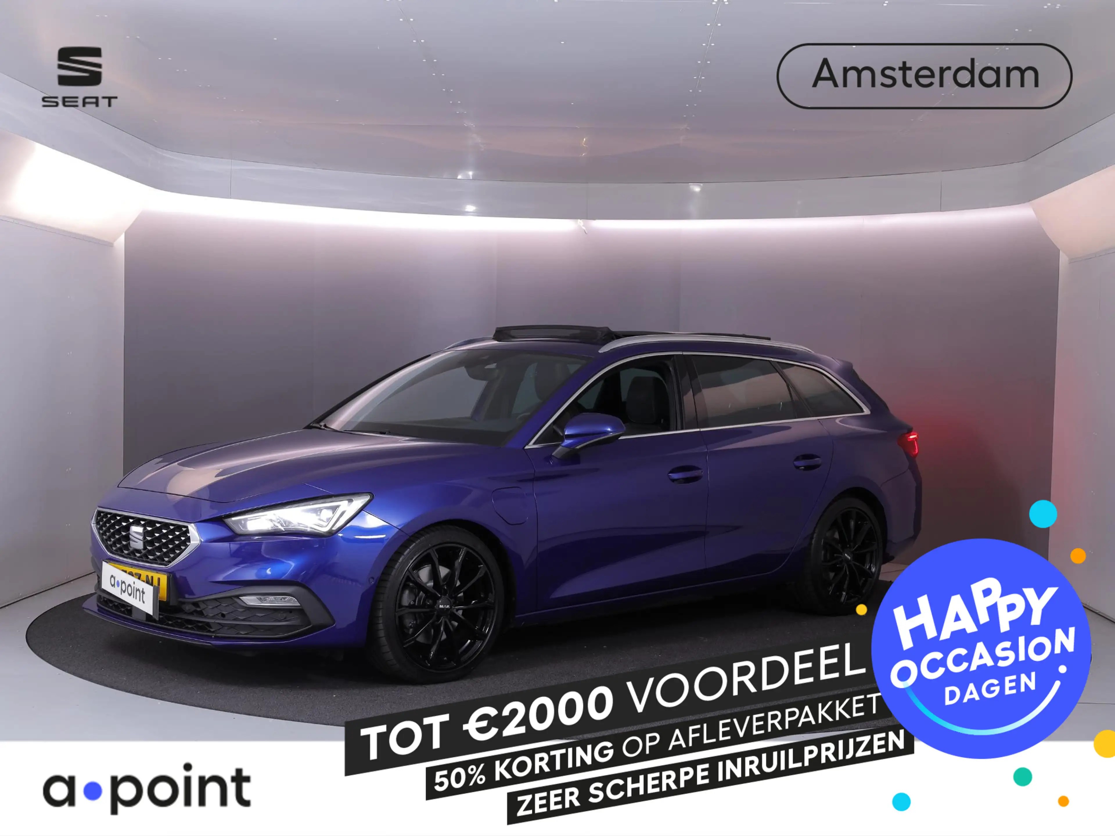 SEAT Leon e-Hybrid Sportstourer 1.4 TSI eHybrid PHEV FR 204pk | Panor