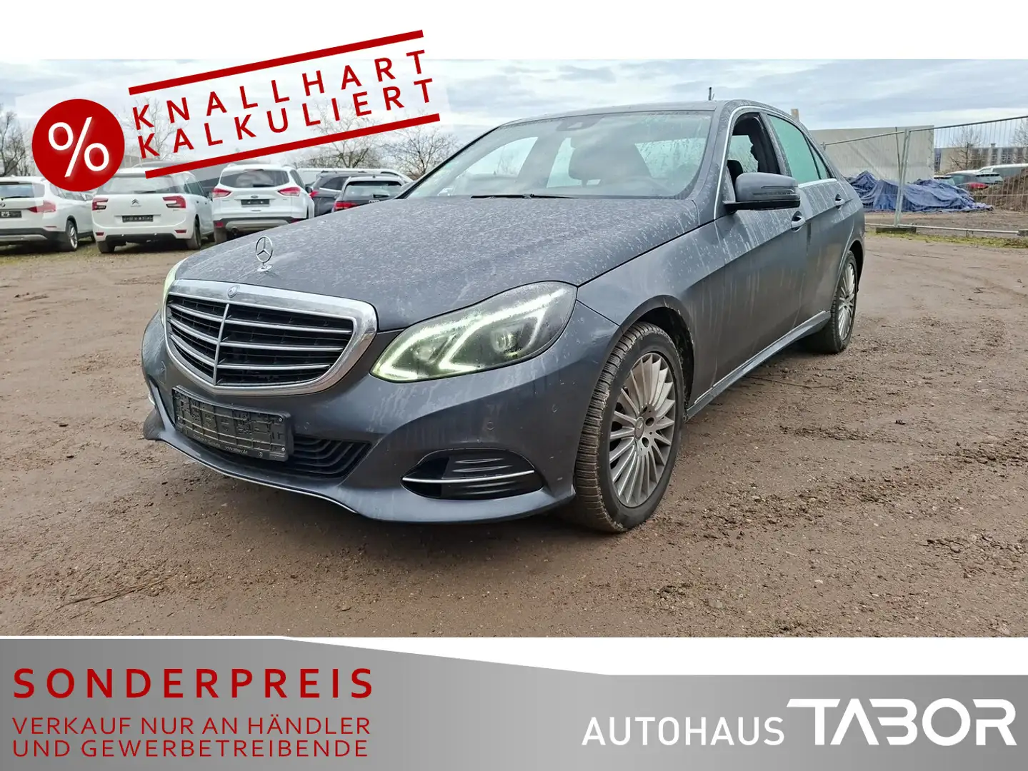Mercedes-Benz E 220 E 220 CDI Elegance Autom. LED Navi SHZ Klima GRA Gris - 1