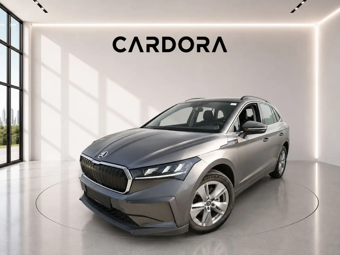 Skoda Enyaq iV 60 Loft 62kWh Wärmepumpe LED*AHK*NAVI*RFK*PDC Grau - 1