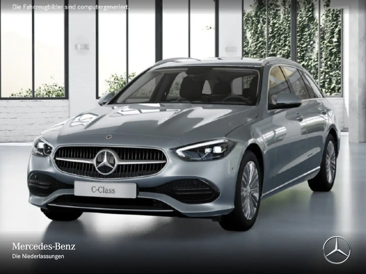 Mercedes-Benz C 200 T AVANTG+LED+KAMERA+KEYLESS+9G Silber - 2