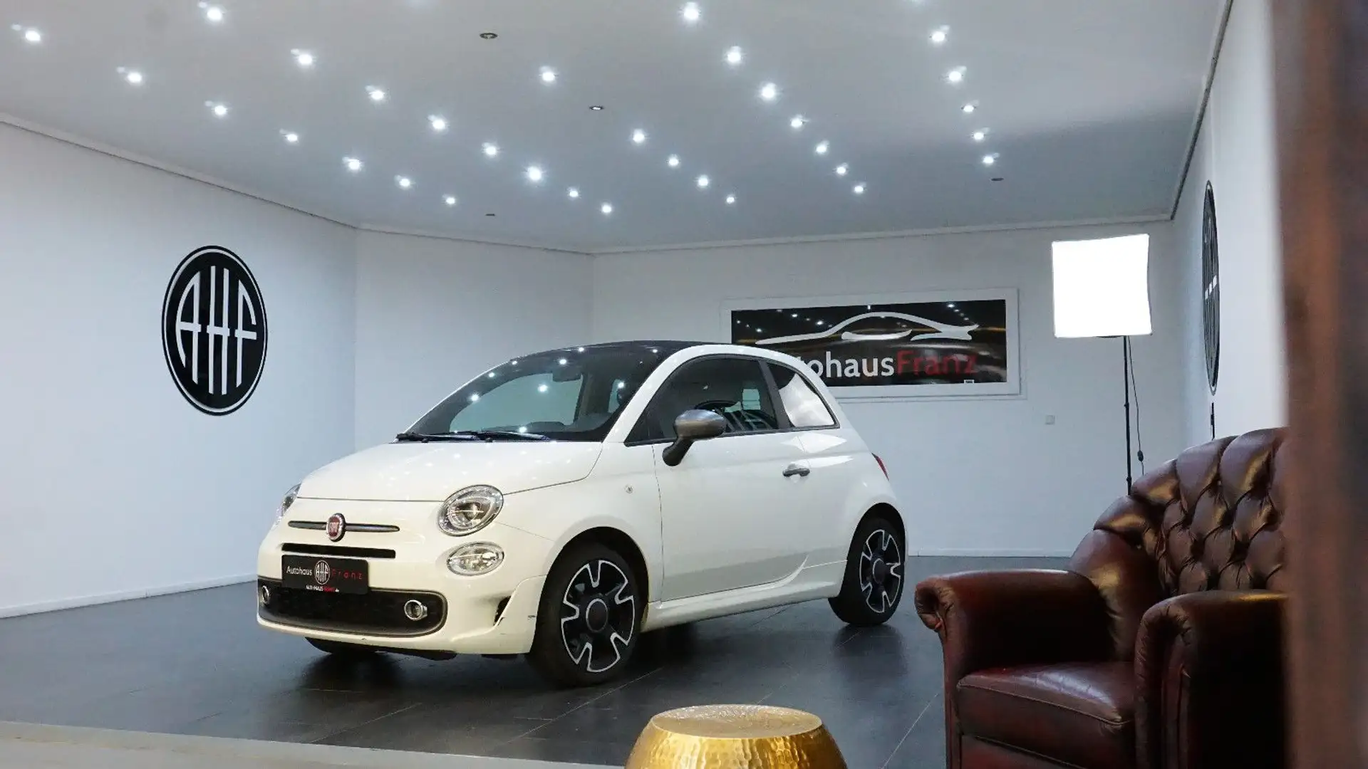 Fiat 500C 500s*PDC*Automatik*Cabrio*Carplay Weiß - 1
