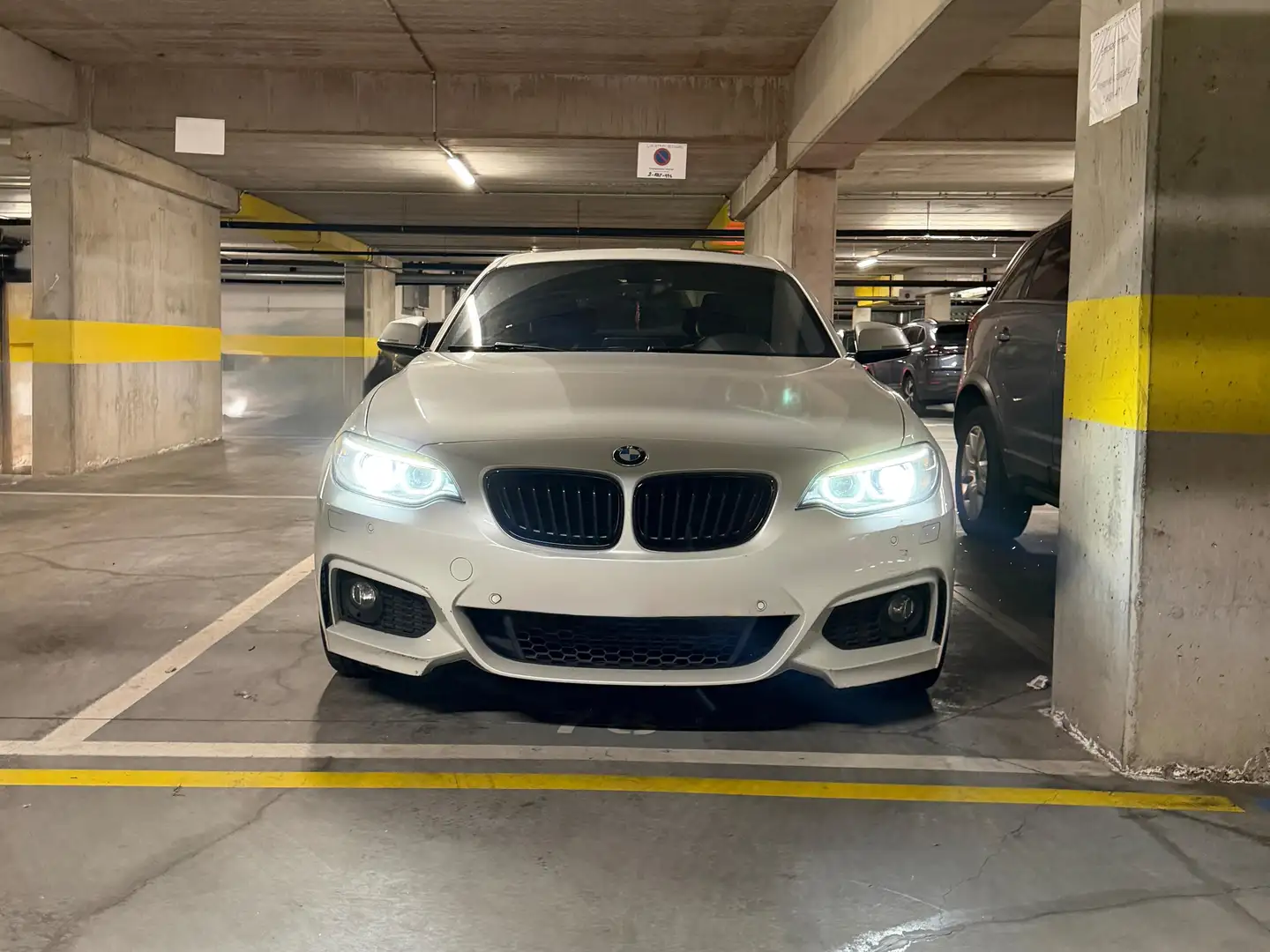 BMW 220 Coupé 220 dA Wit - 1