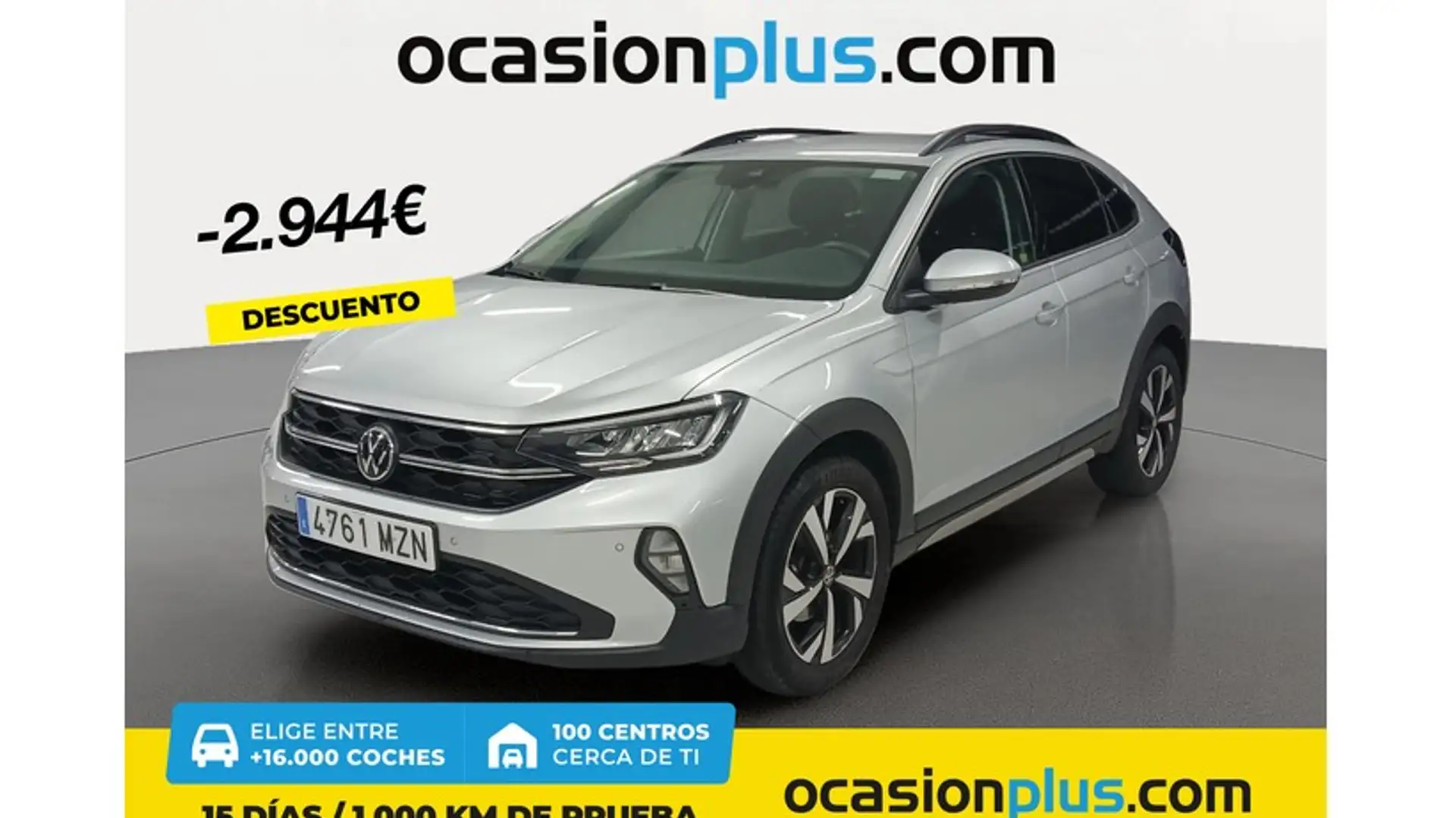 Volkswagen Taigo 1.0 TSI Más DSG 85kW Plateado - 1