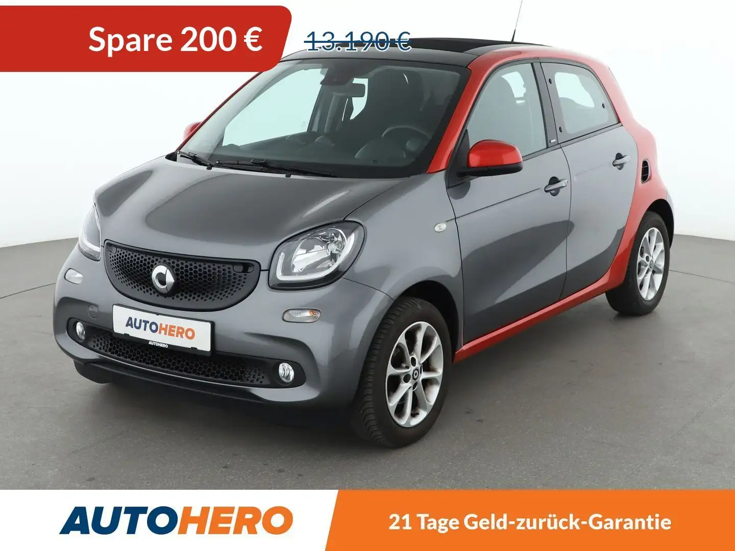 smart forFour 1.0 passion Aut.*NAVI*TEMPO*CAM*SHZ*PDC* Grau - 1