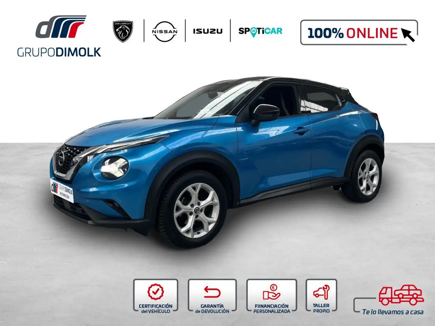 Nissan Juke 1.0 DIG-T N-Connecta 4x2 114 Azul - 1