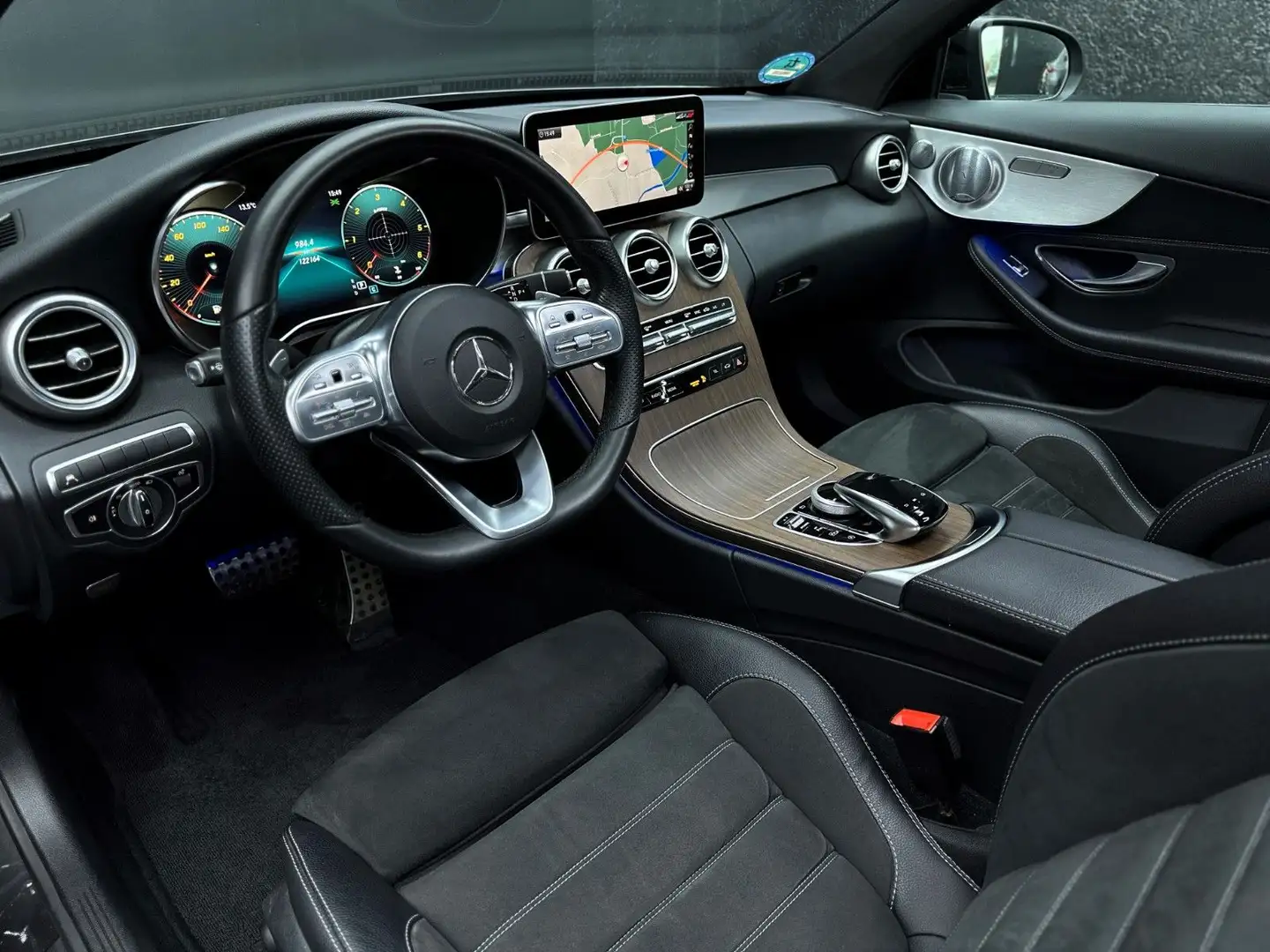 Mercedes-Benz C 220 D*COUPE*AMG*PANO*C43*360°*DIGITAL*19"*BURME Gris - 2