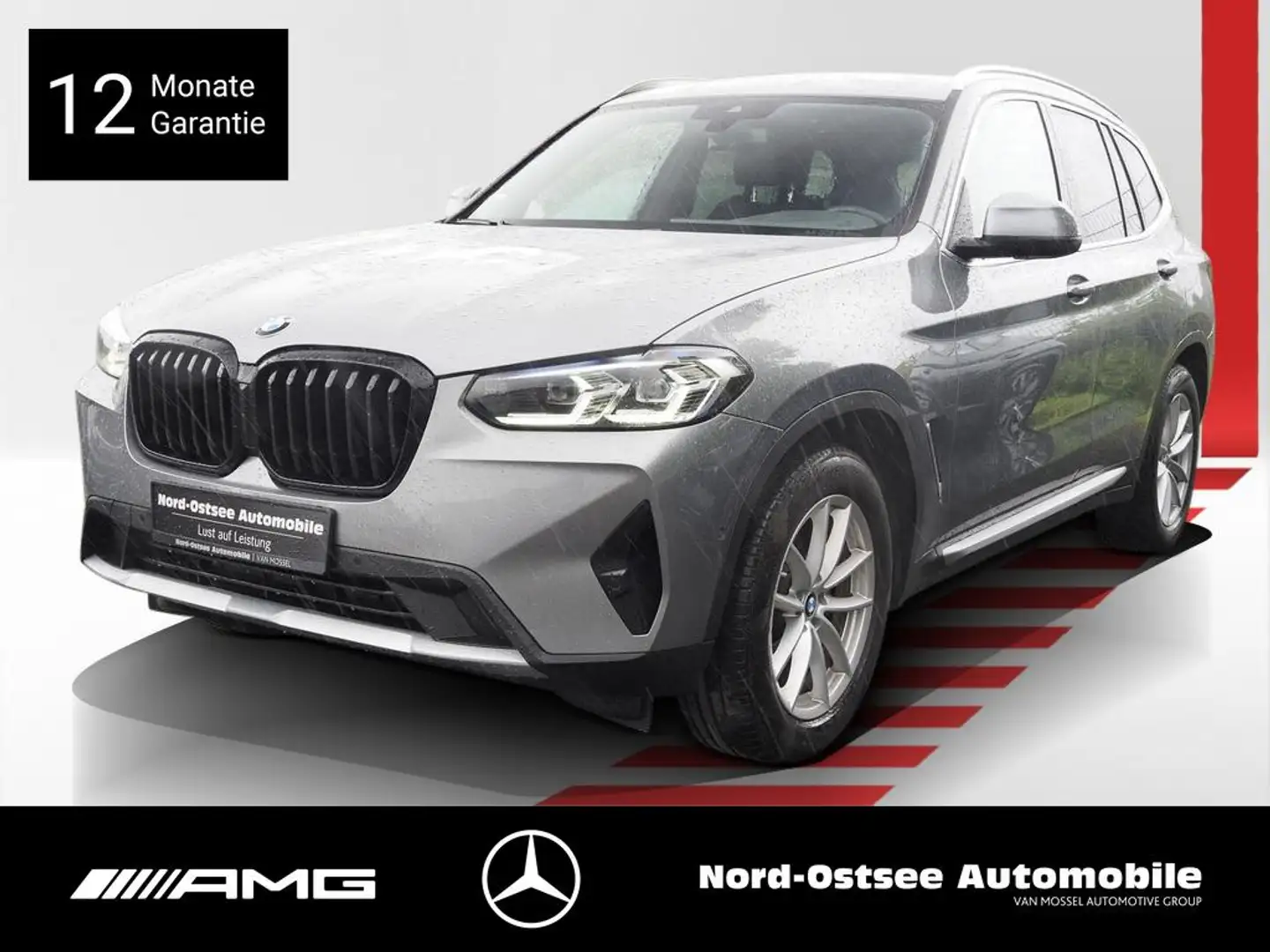 BMW X3 xDrive20d KAMERA PDC LED SHZ AMBIENTE Gris - 1