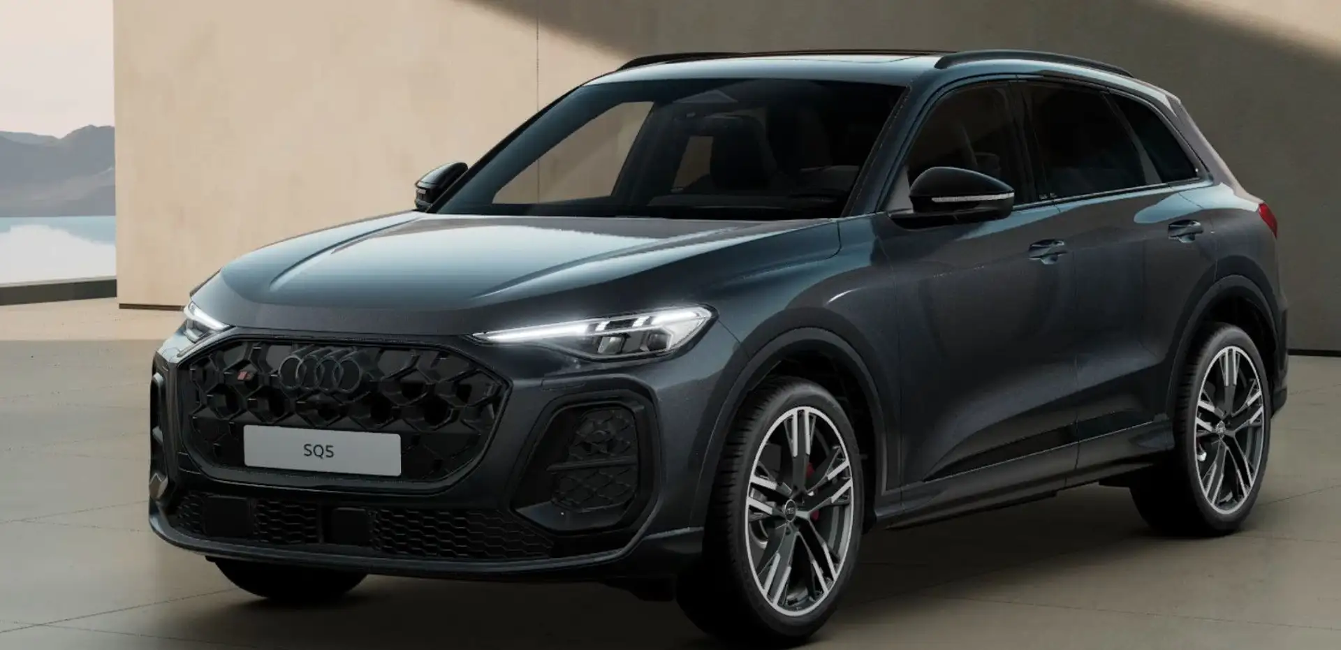 Audi SQ5 SUV TFSI quattro S-Luftfederfwk/Massage/AHK Grijs - 1