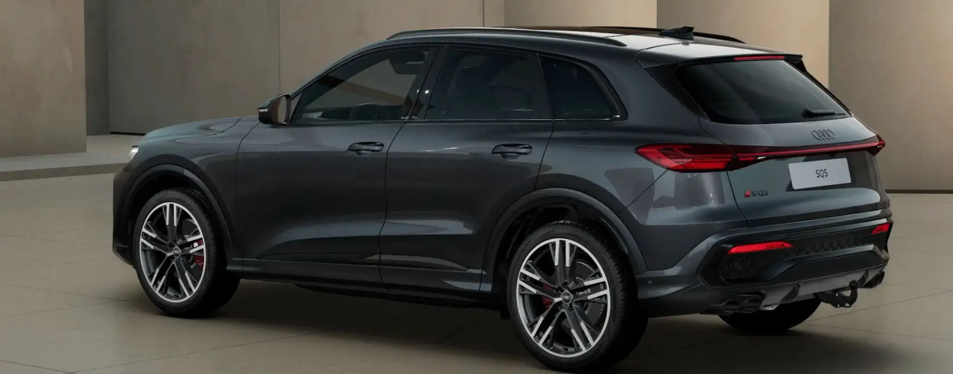 Audi SQ5 SUV TFSI quattro S-Luftfederfwk/Massage/AHK Grijs - 2