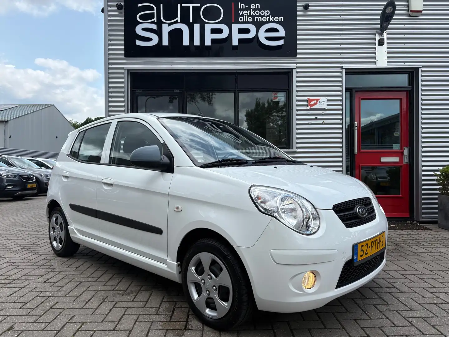 Kia Picanto 1.0 Seven -AIRCO-ELEK. RAMEN VOOR-90.155 KM'S!-DIS Wit - 2