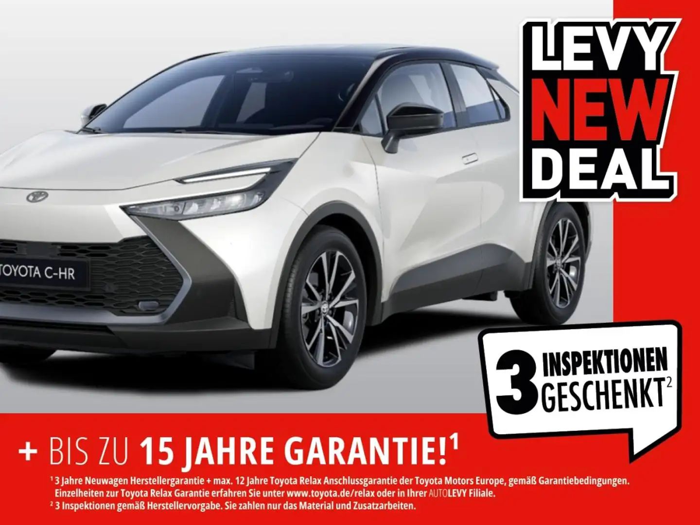 Toyota C-HR 2,0 Teamplayer +18 Alu SummerSpecial1,99% Weiß - 1