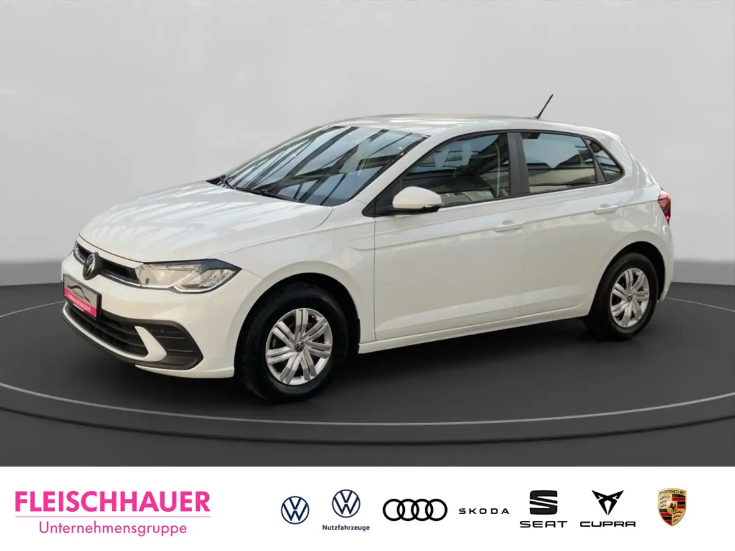 Volkswagen Polo VI 1.0 80 PS AHK-ab.Digitales Cockpit LED Spurhalt Weiß - 1