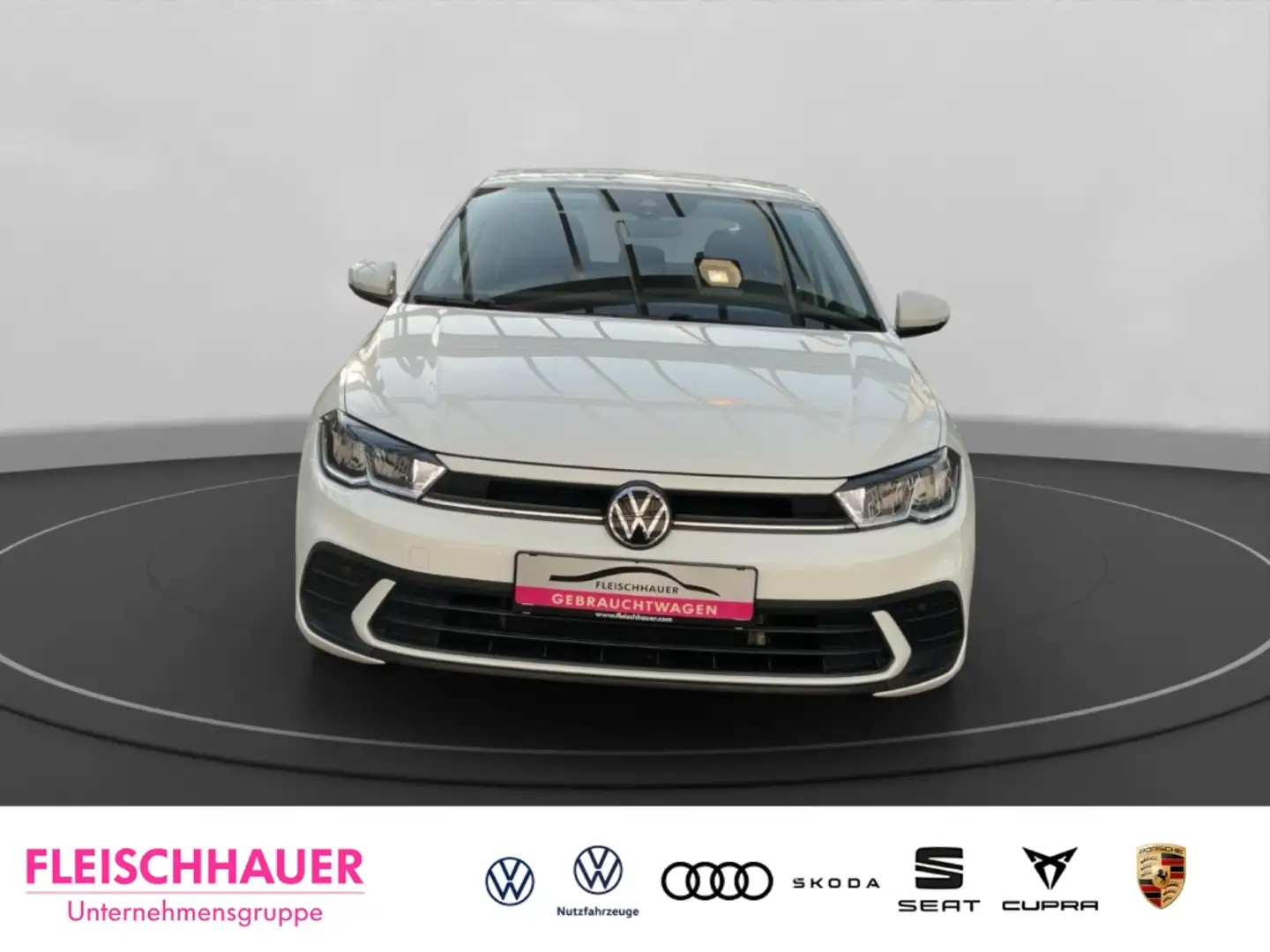 Volkswagen Polo VI 1.0 80 PS AHK-ab.Digitales Cockpit LED Spurhalt Weiß - 2