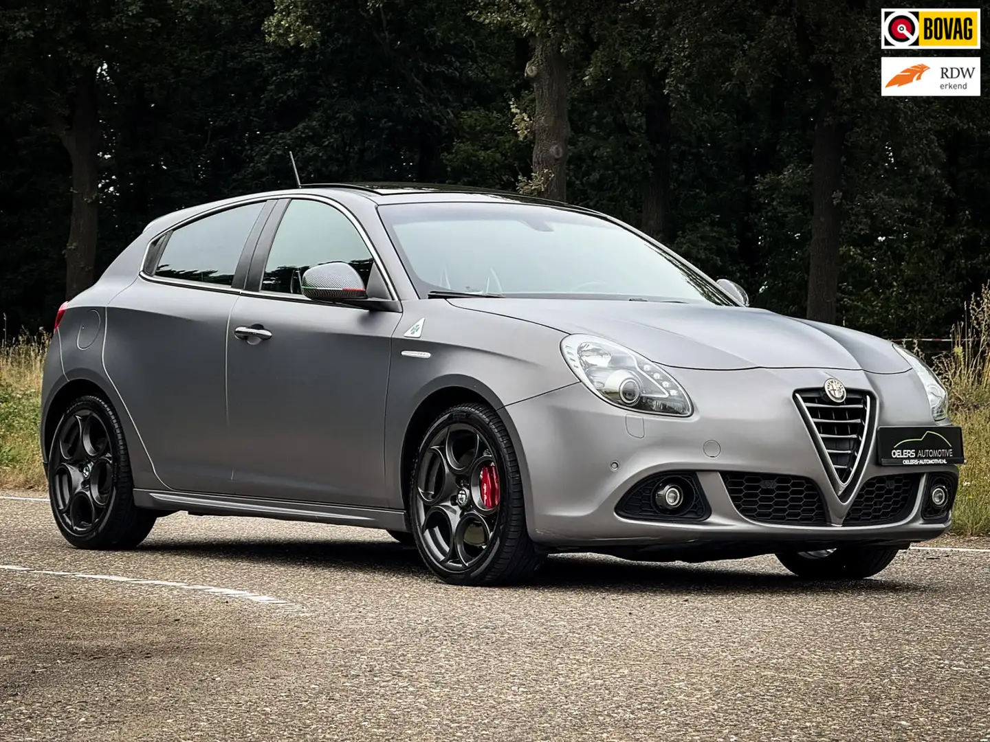 Alfa Romeo Giulietta 1.7 TBi Quadrifoglio Verde | Matt grijs | Bose | P Grijs - 1