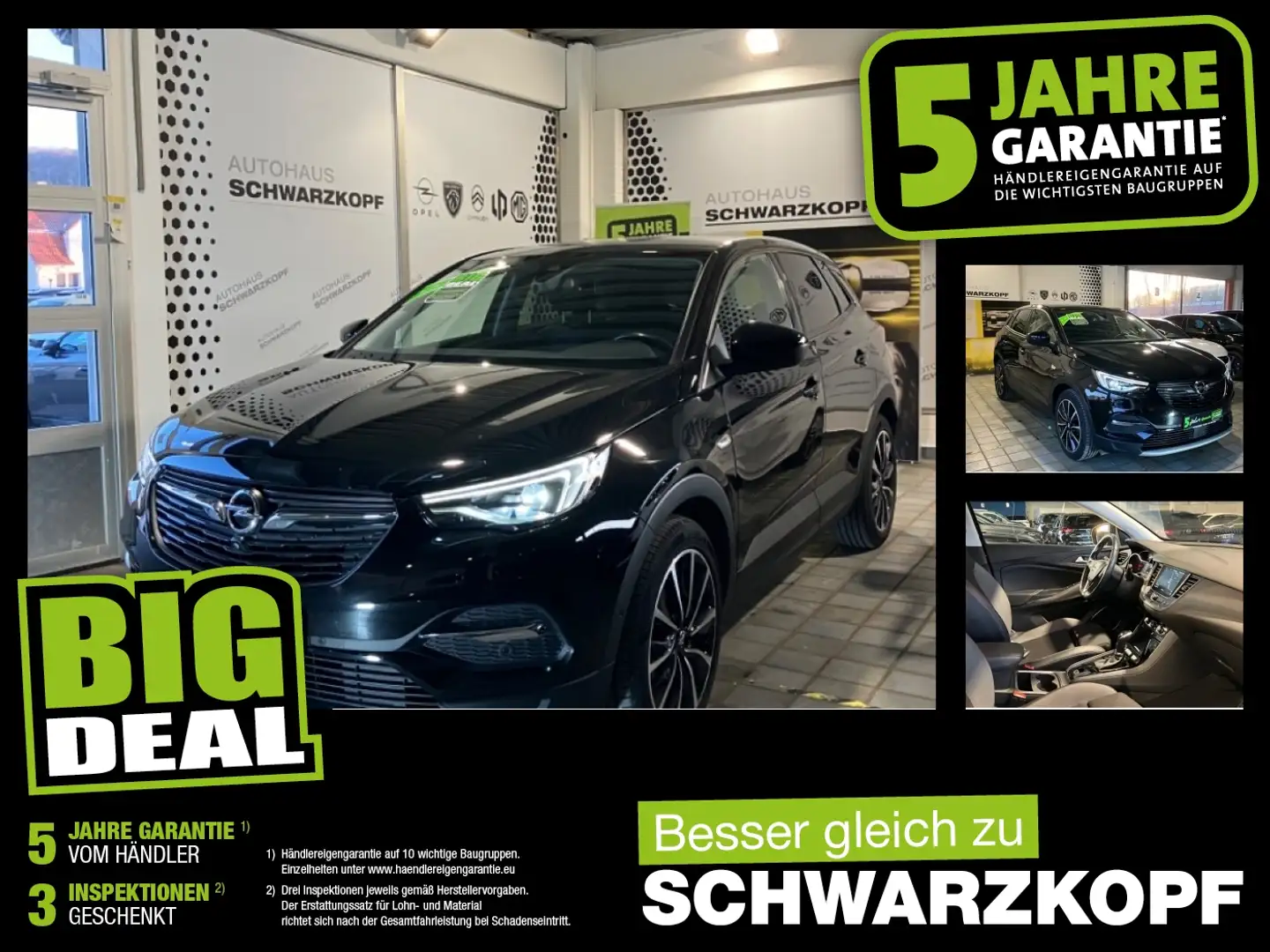 Opel Grandland 1.5D AHK+LED+Navi+Sitzheizung,DAB Schwarz - 1